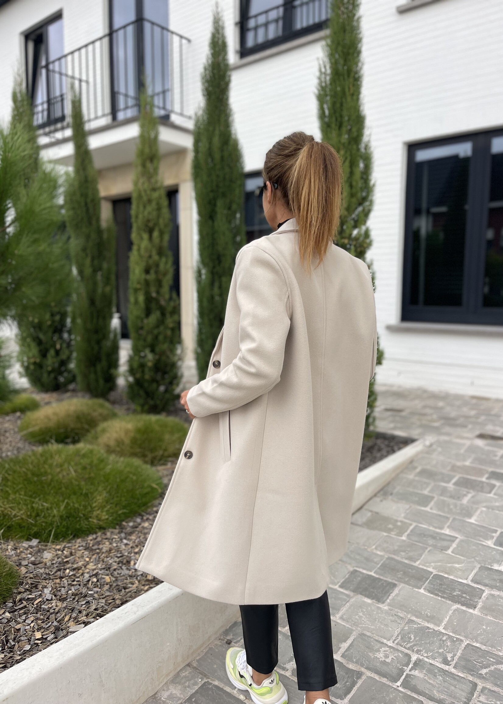 Guts & Goats Ariana Creme Coat