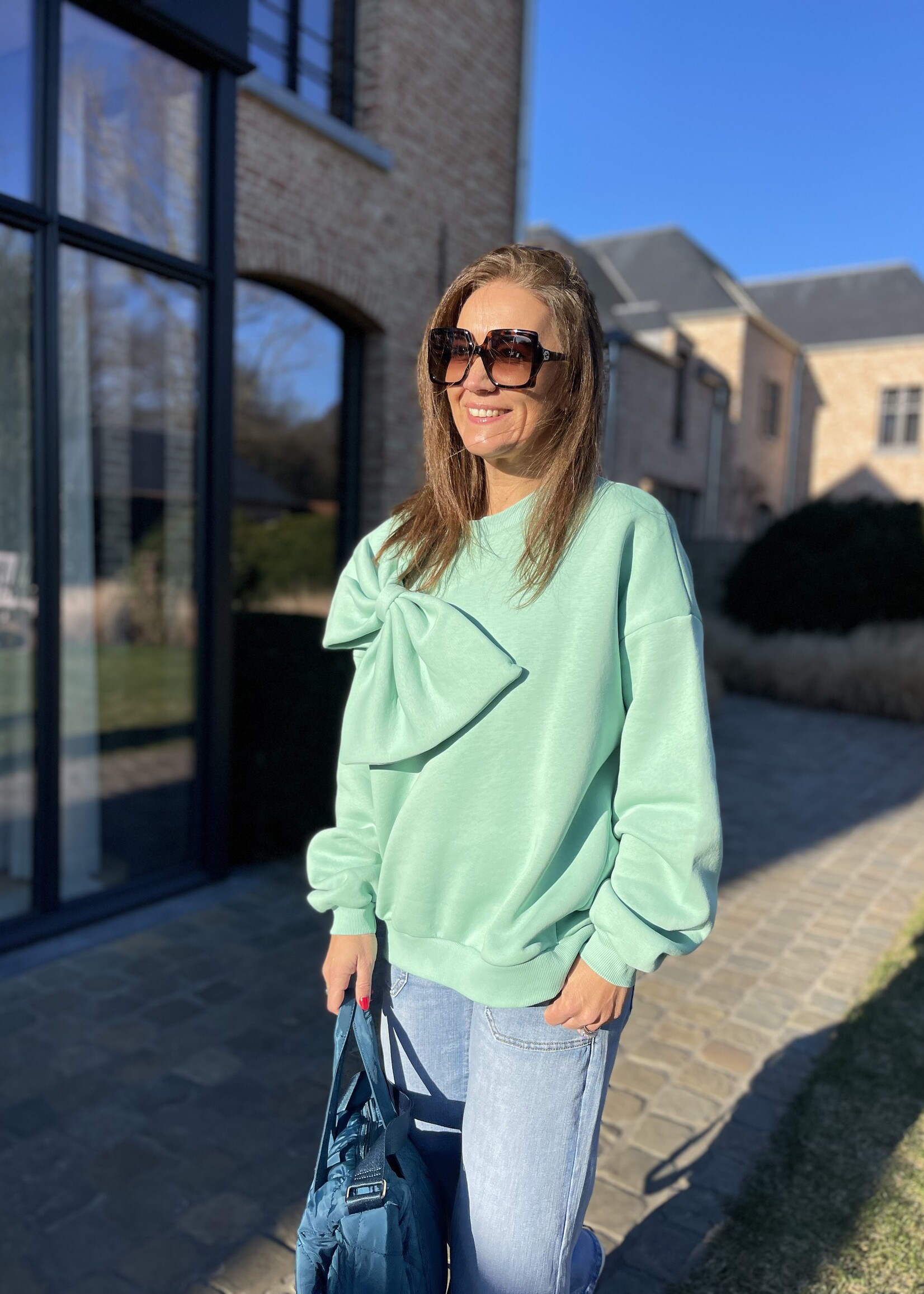 Papillon Green Sweater