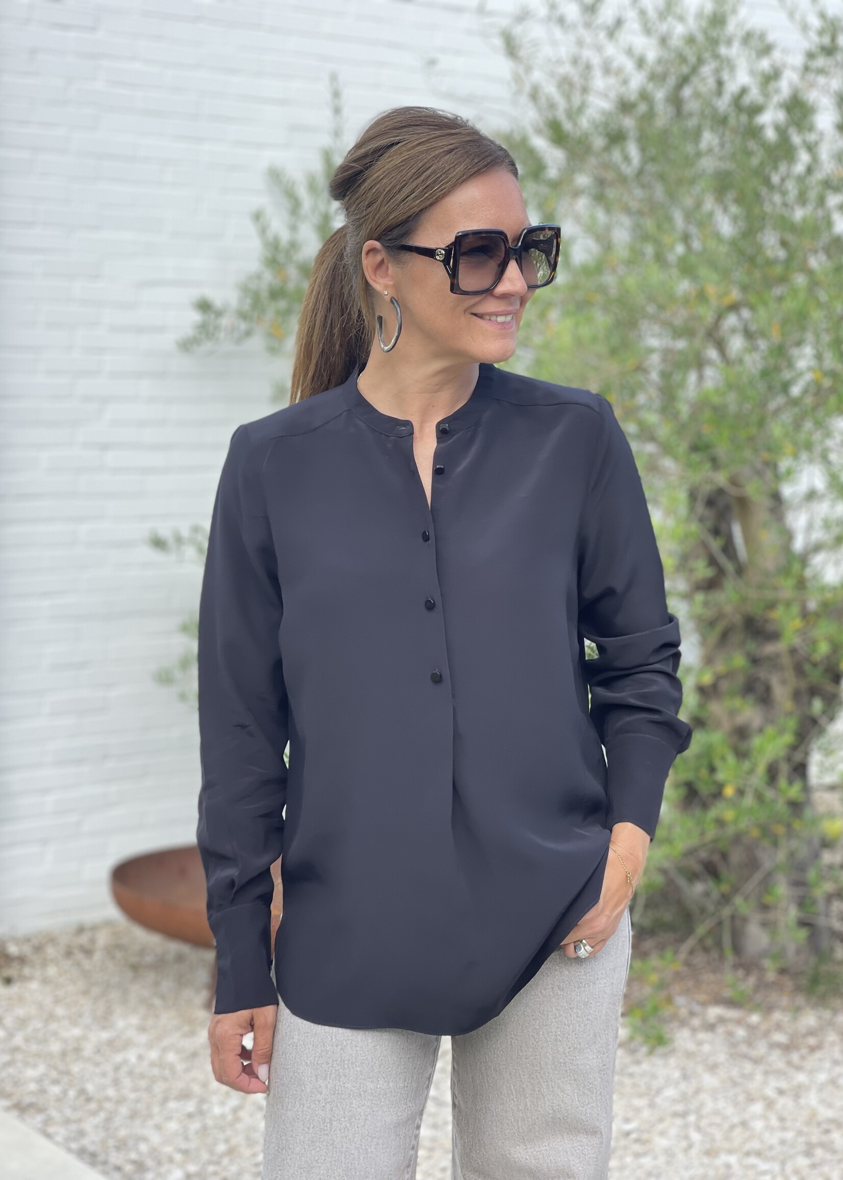 Guts & Goats Murielle Black Blouse