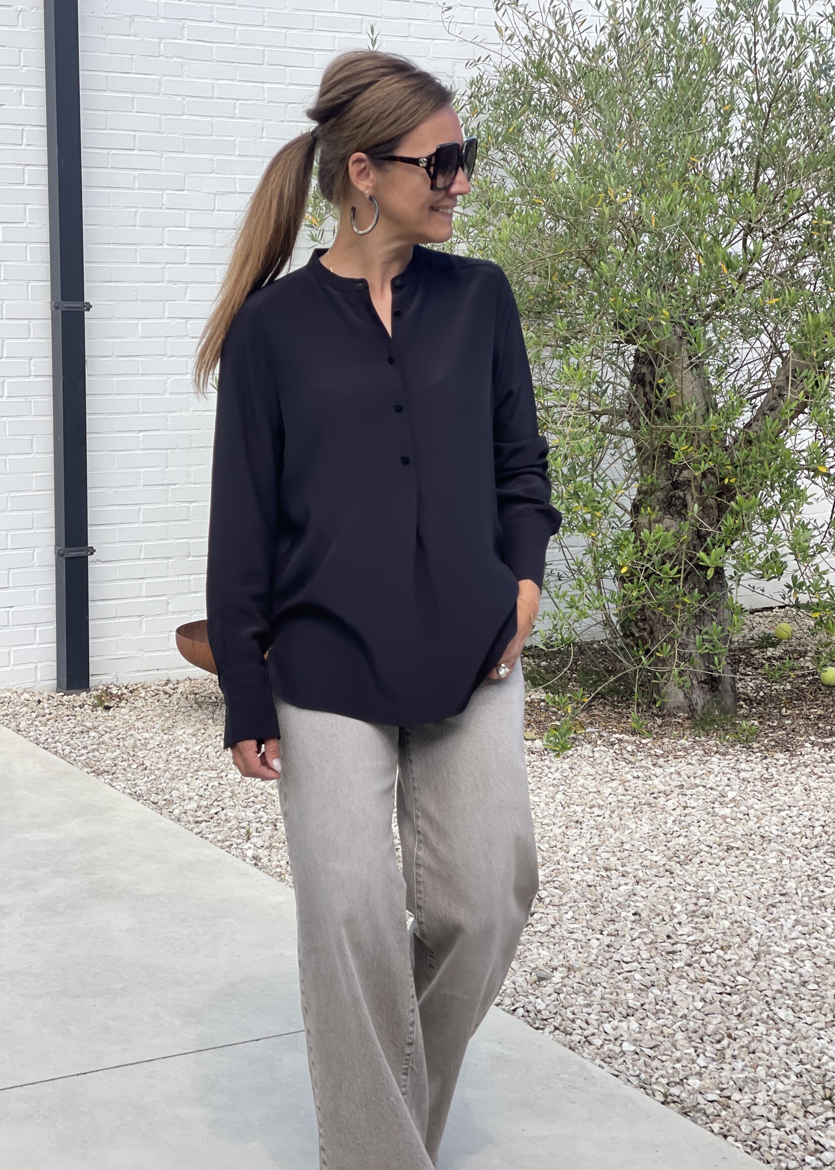 Guts & Goats Murielle Black Blouse