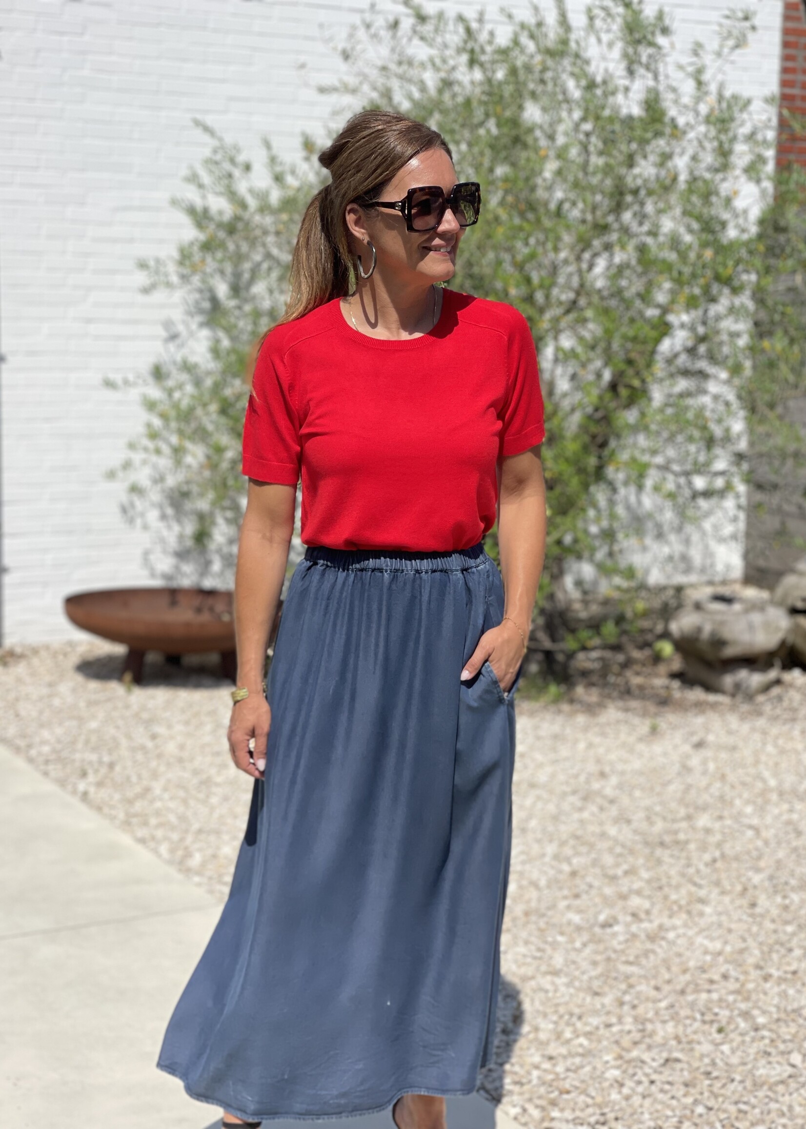 Guts & Goats Stella Red Knit