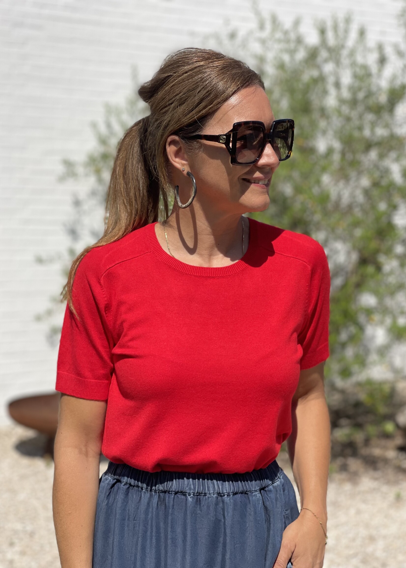 Guts & Goats Stella Red Knit
