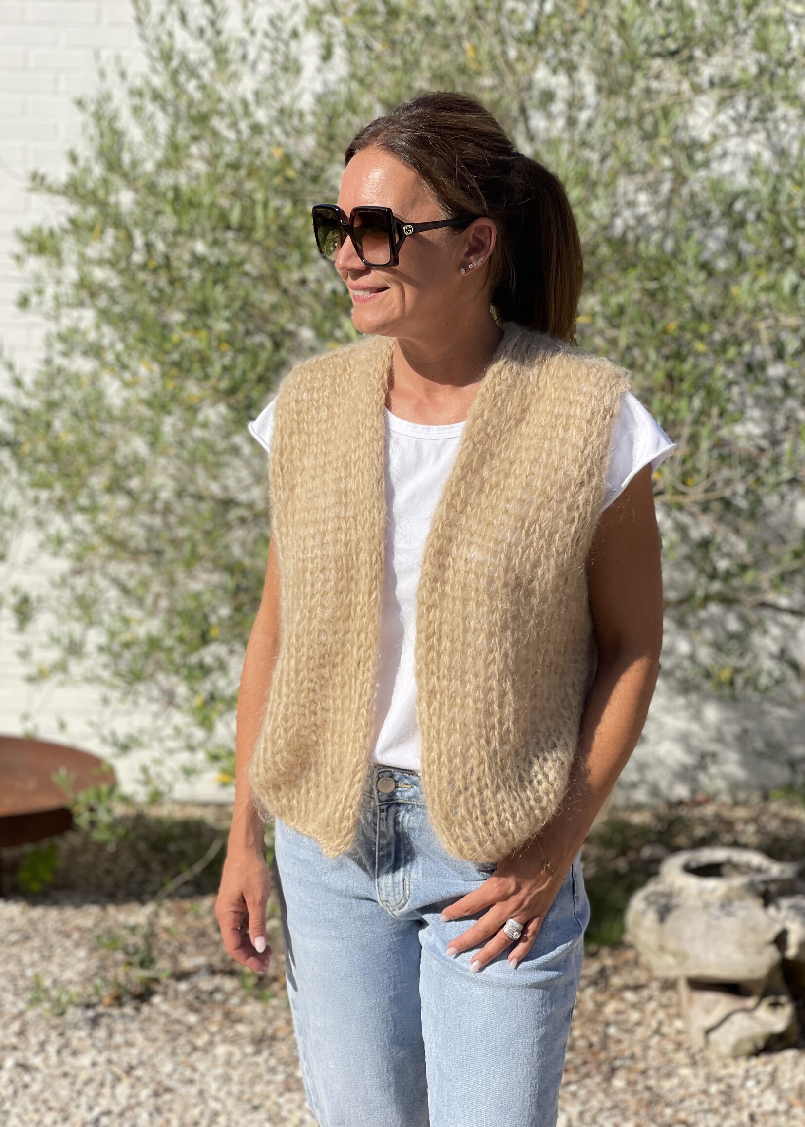 Guts & Goats Caramel Sleeveless Short