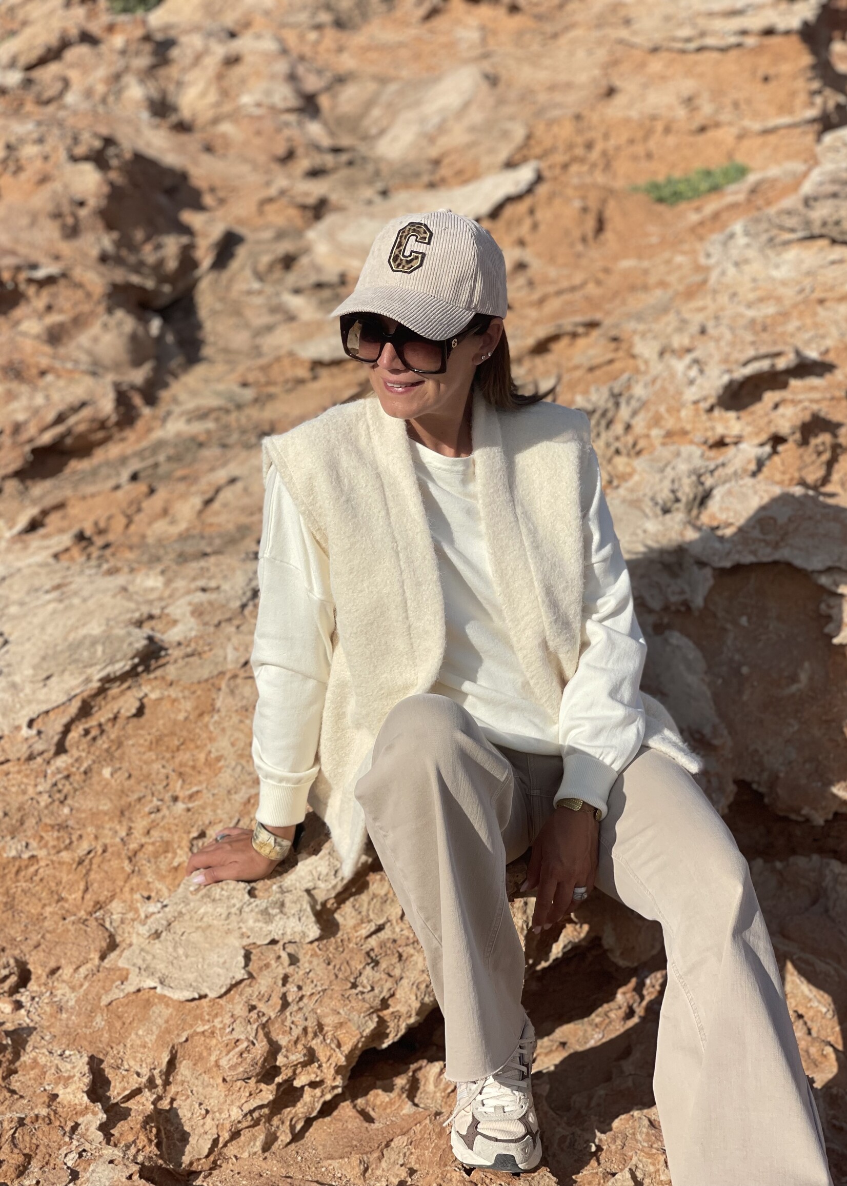 Guts & Goats C Cap Corduroy Creme