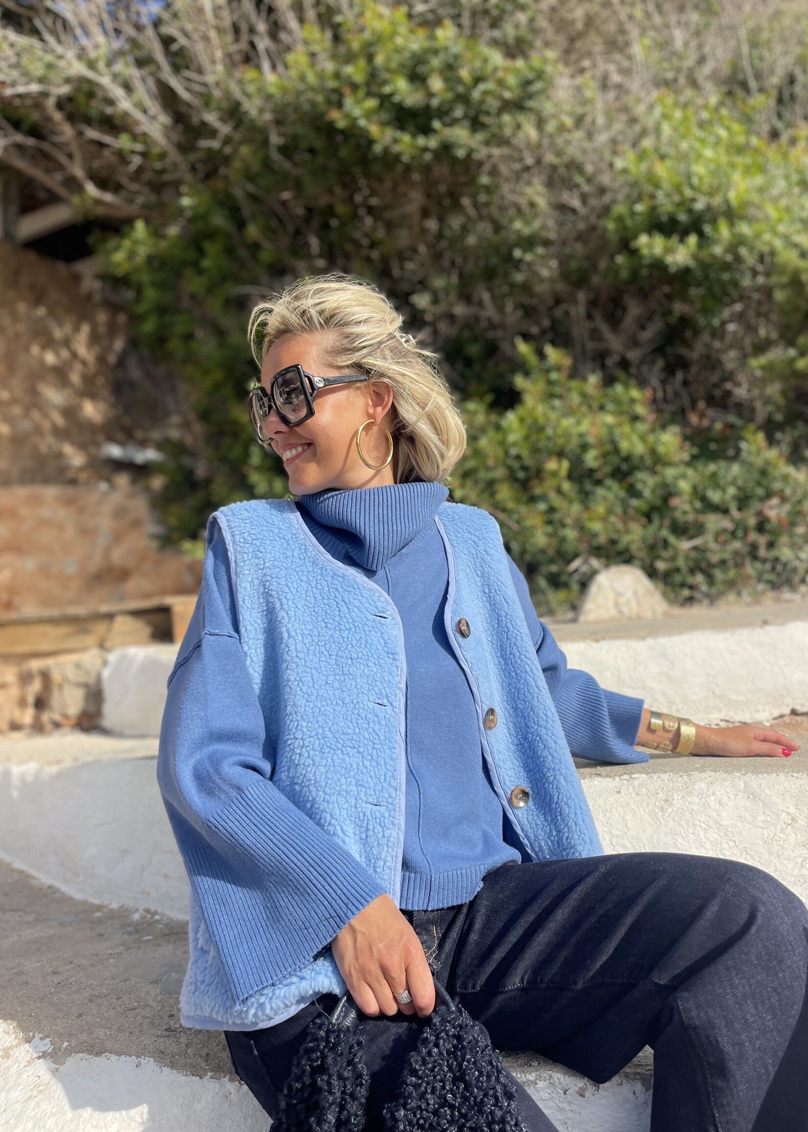 Guts & Goats Baker Blue Pullover