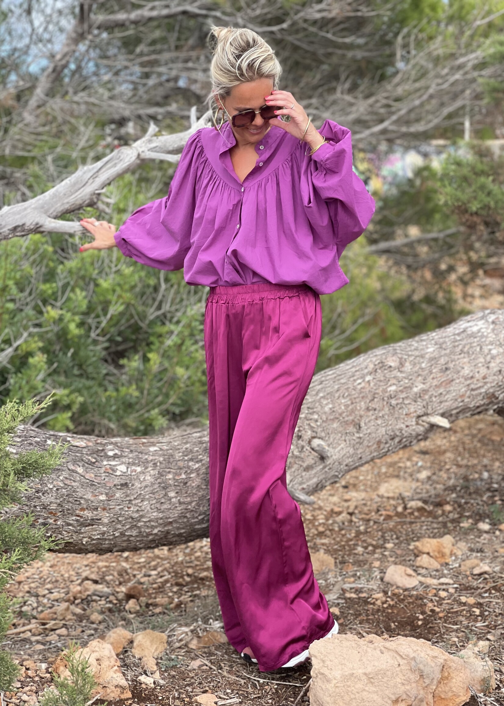 Guts & Goats Ella Raspberry Pants