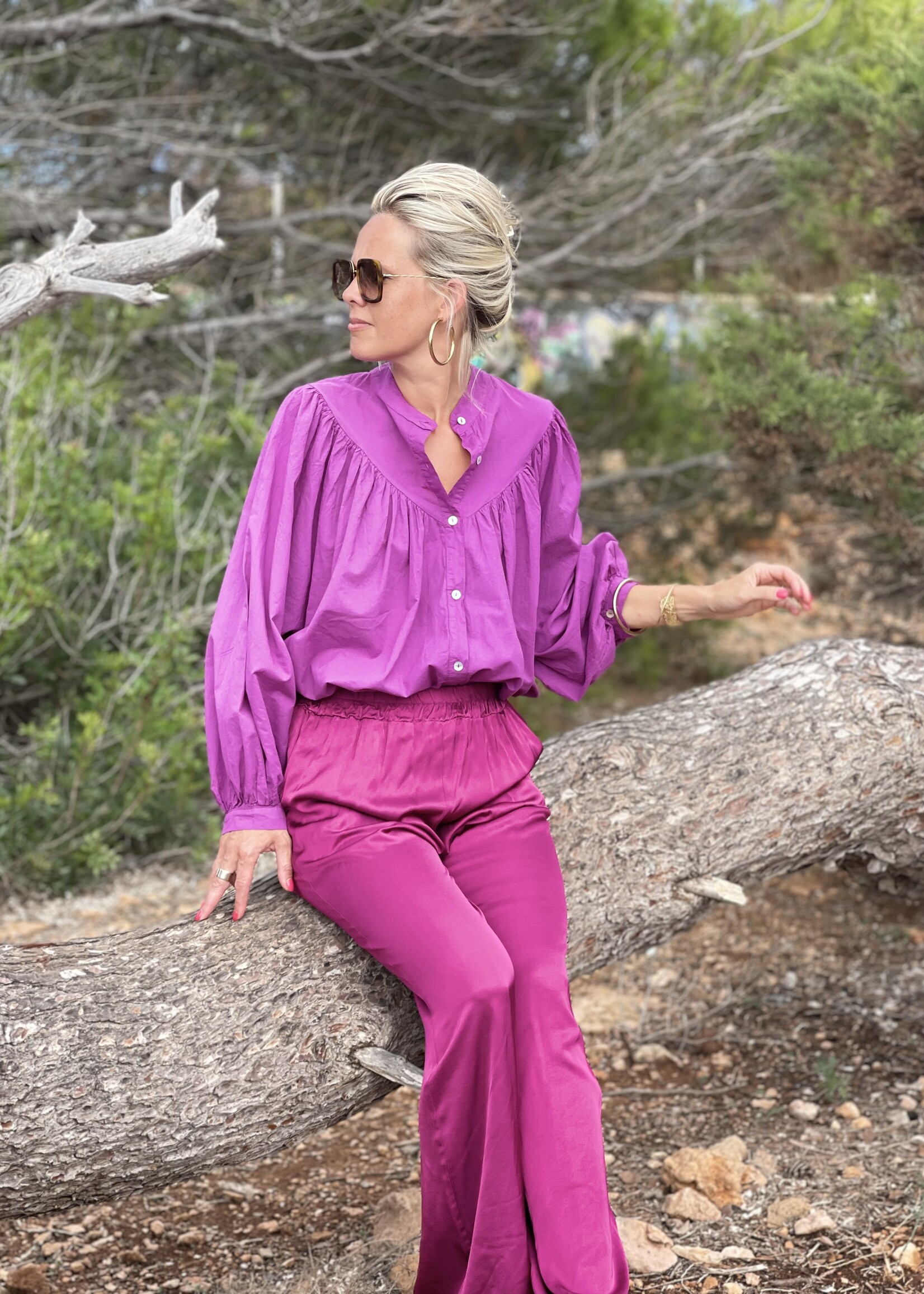 Guts & Goats Ella Raspberry Pants
