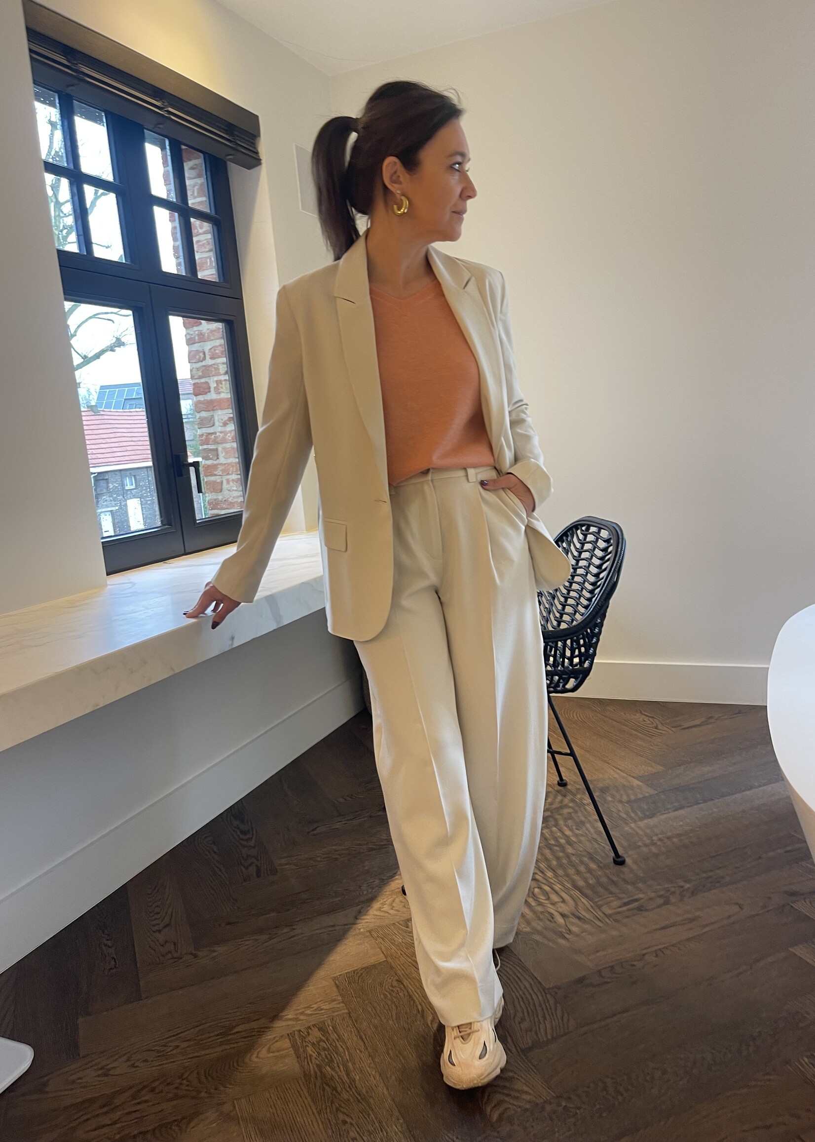 Guts & Goats Zolina Crème Blazer