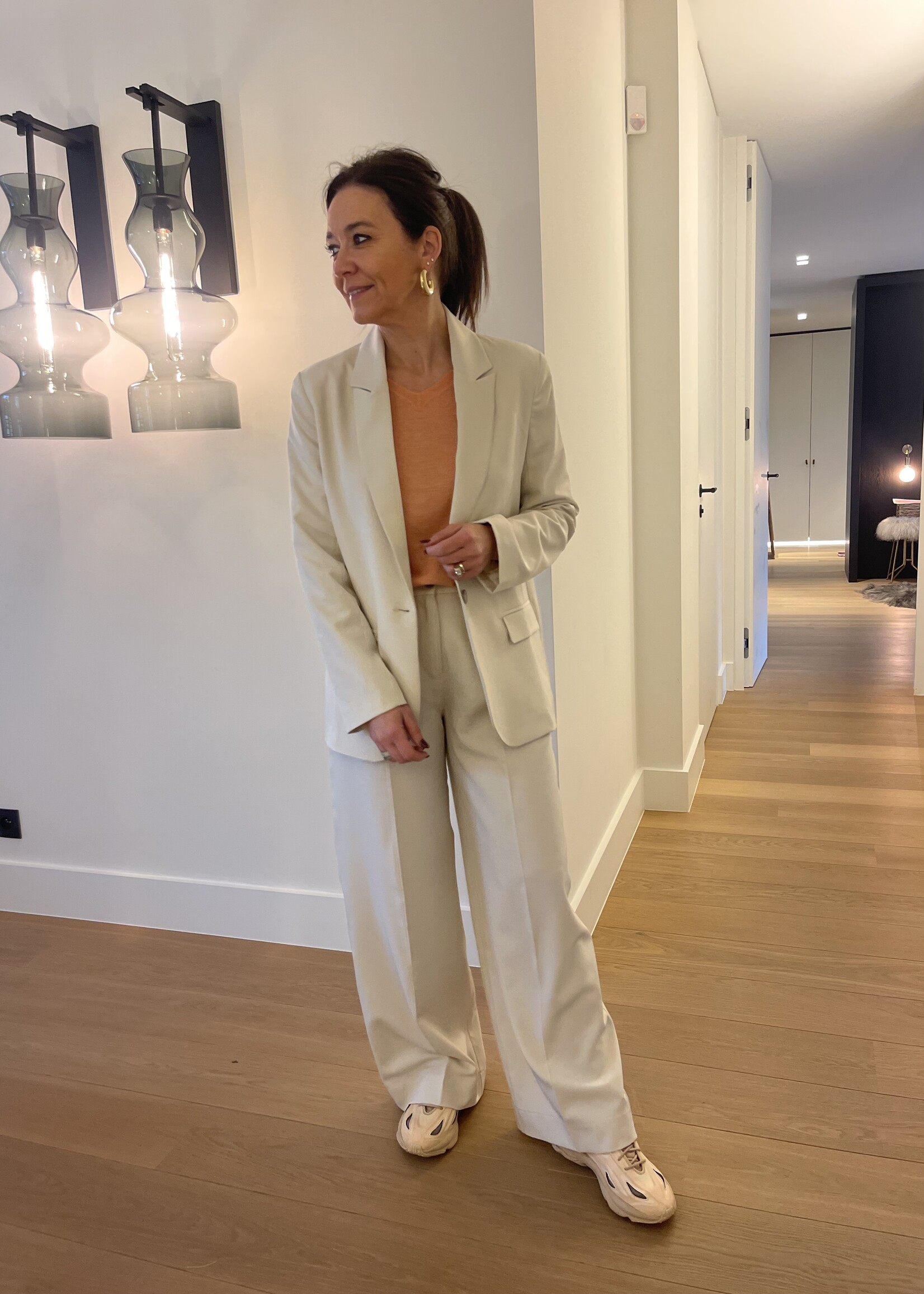 Guts & Goats Zolina Crème Blazer