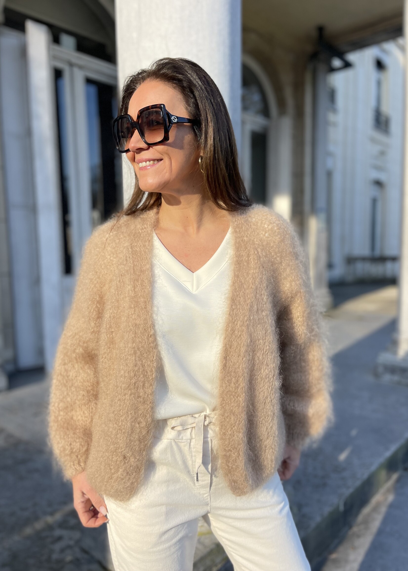 Guts & Goats Claudia Camel Gilet
