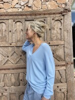 Guts & Goats Lenore Blue Top