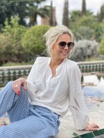 Guts & Goats Luna White Blouse