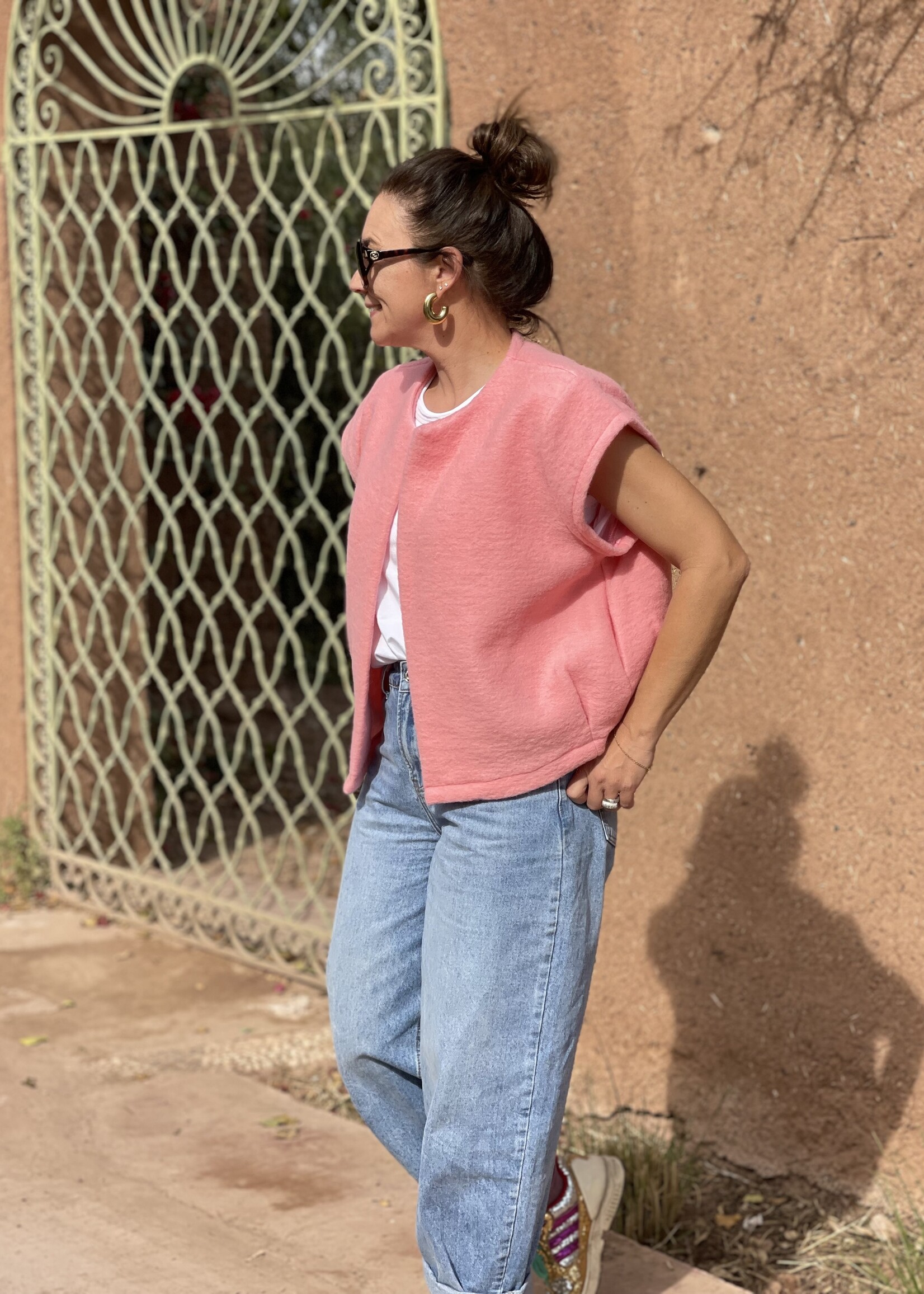 Guts & Goats Sylvia Pink Veste