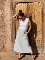 Guts & Goats Heart Striped Skirt