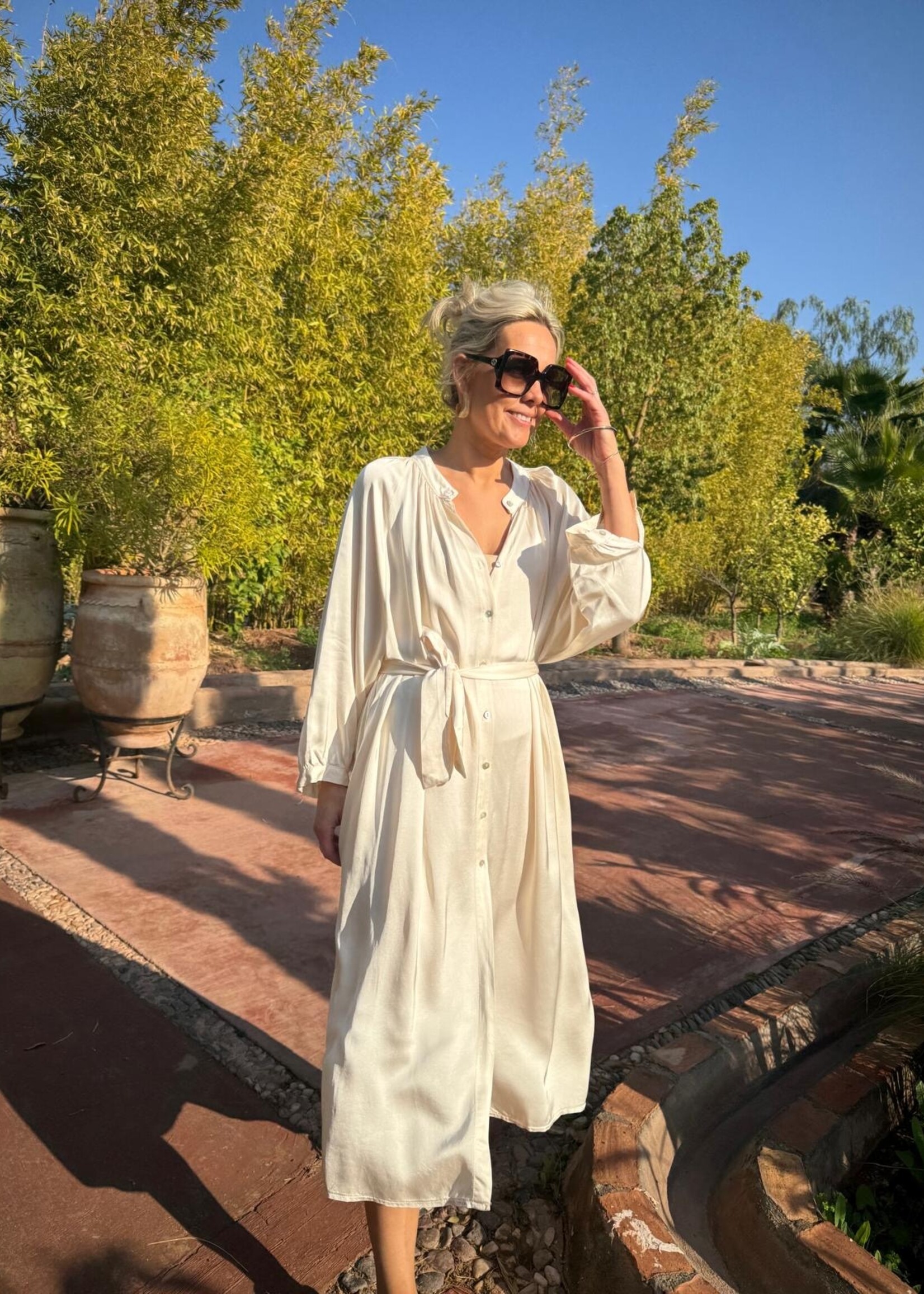 Guts & Goats Paula Crème Dress