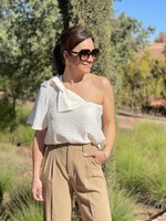 Guts & Goats Creme Bow Top