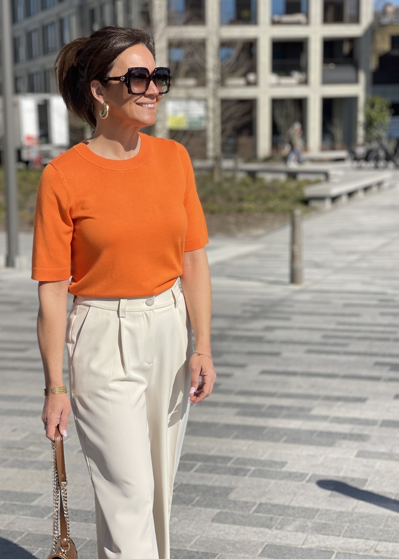 Guts & Goats Carla Orange Knit