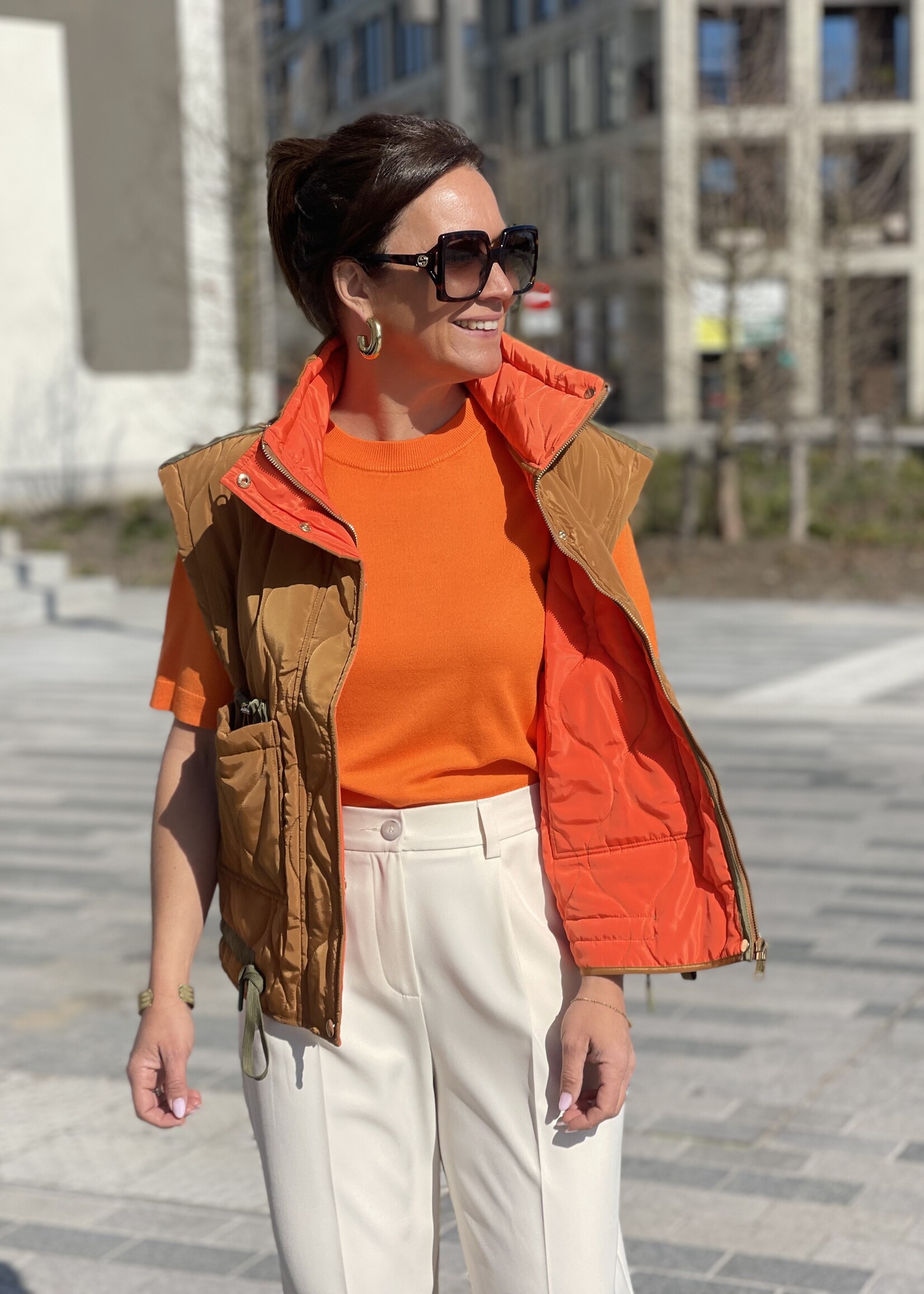 Guts & Goats Carla Orange Knit