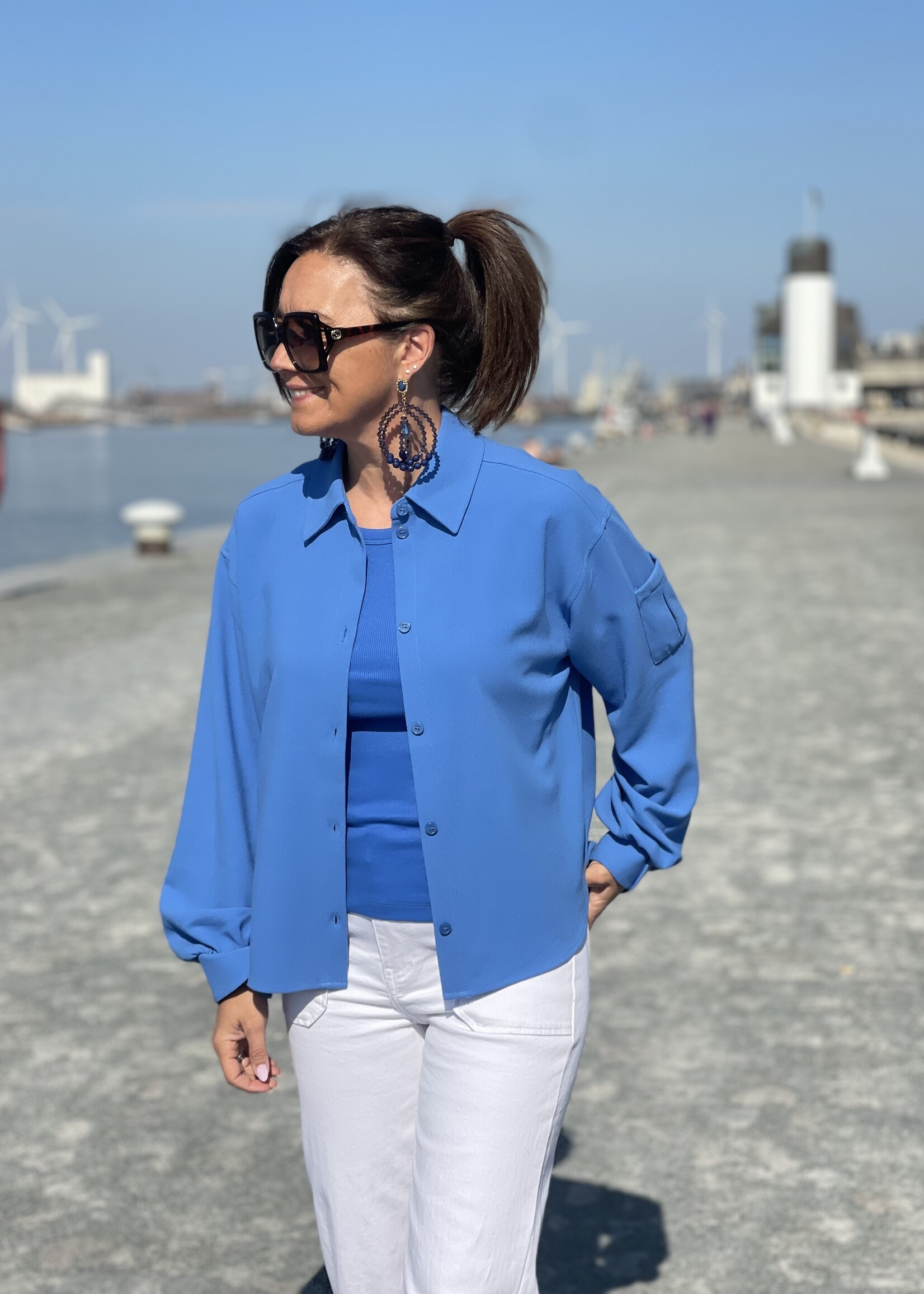 Guts & Goats Milly Blue Shirt