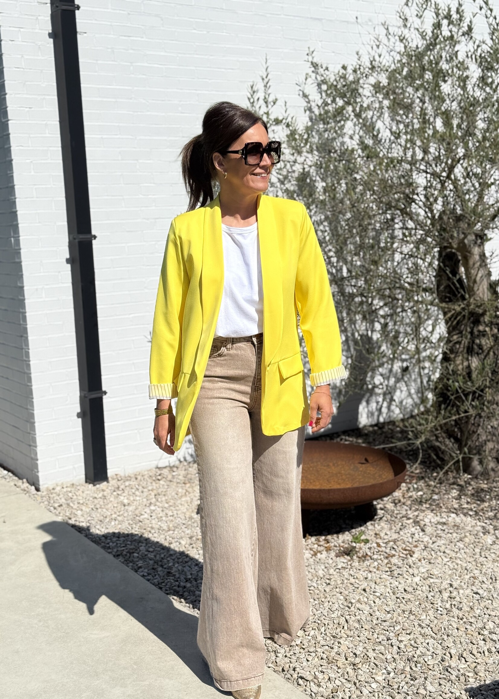 Guts & Goats Oona Yellow Blazer