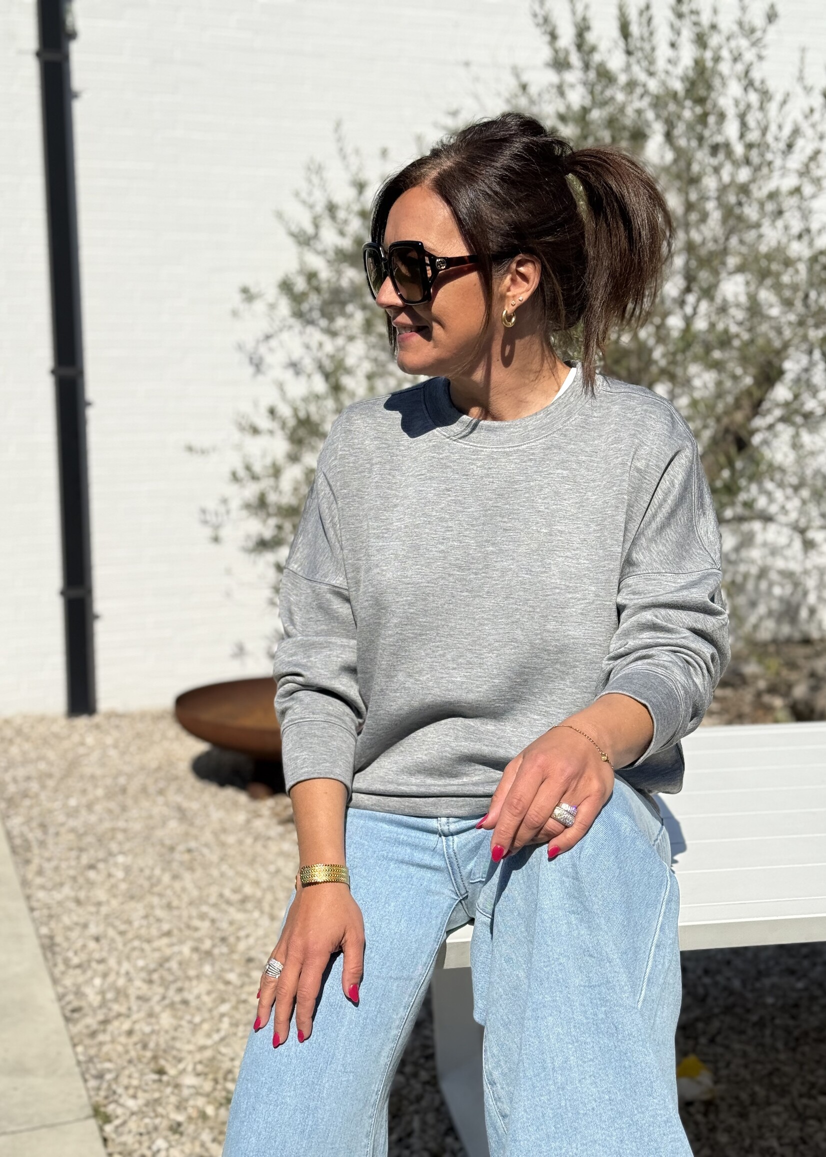 Guts & Goats Gill Grey Sweater