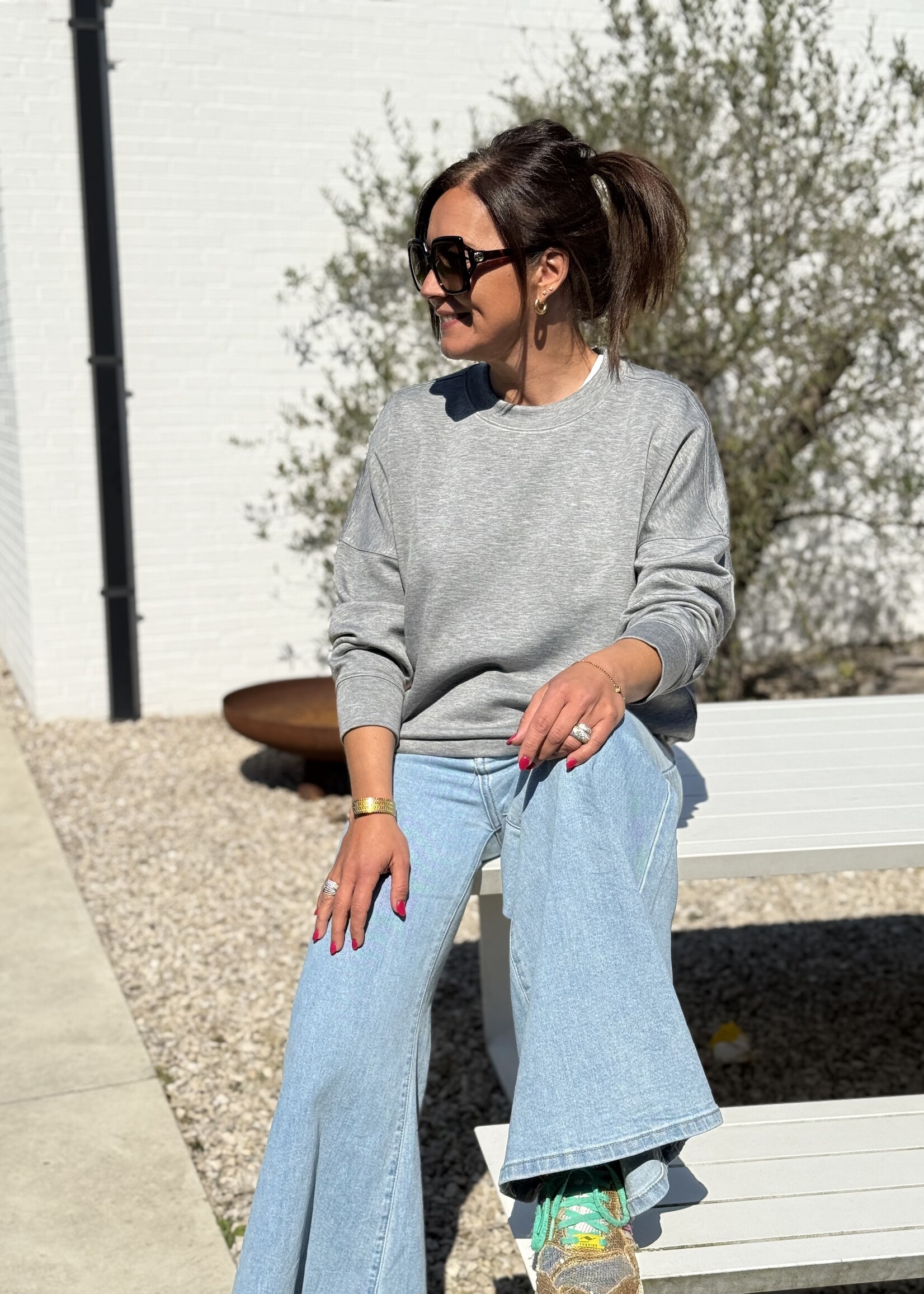 Guts & Goats Gill Grey Sweater