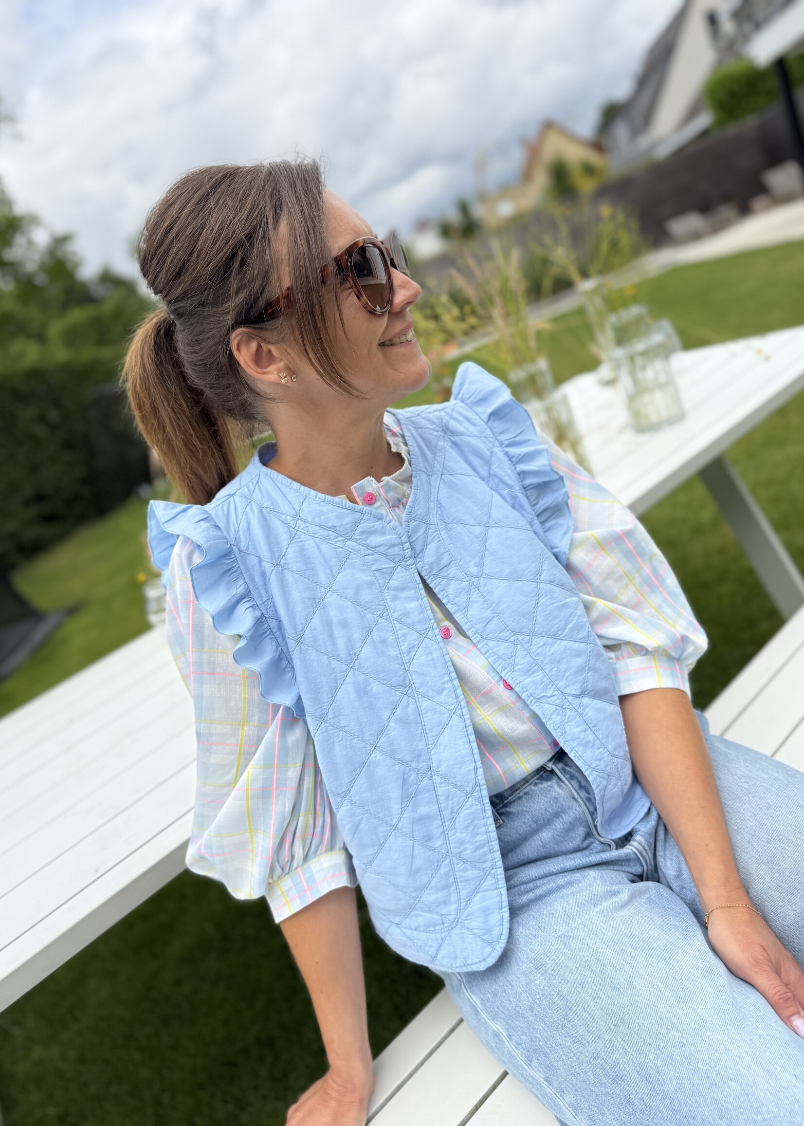 Guts & Goats Louan Blue Veste