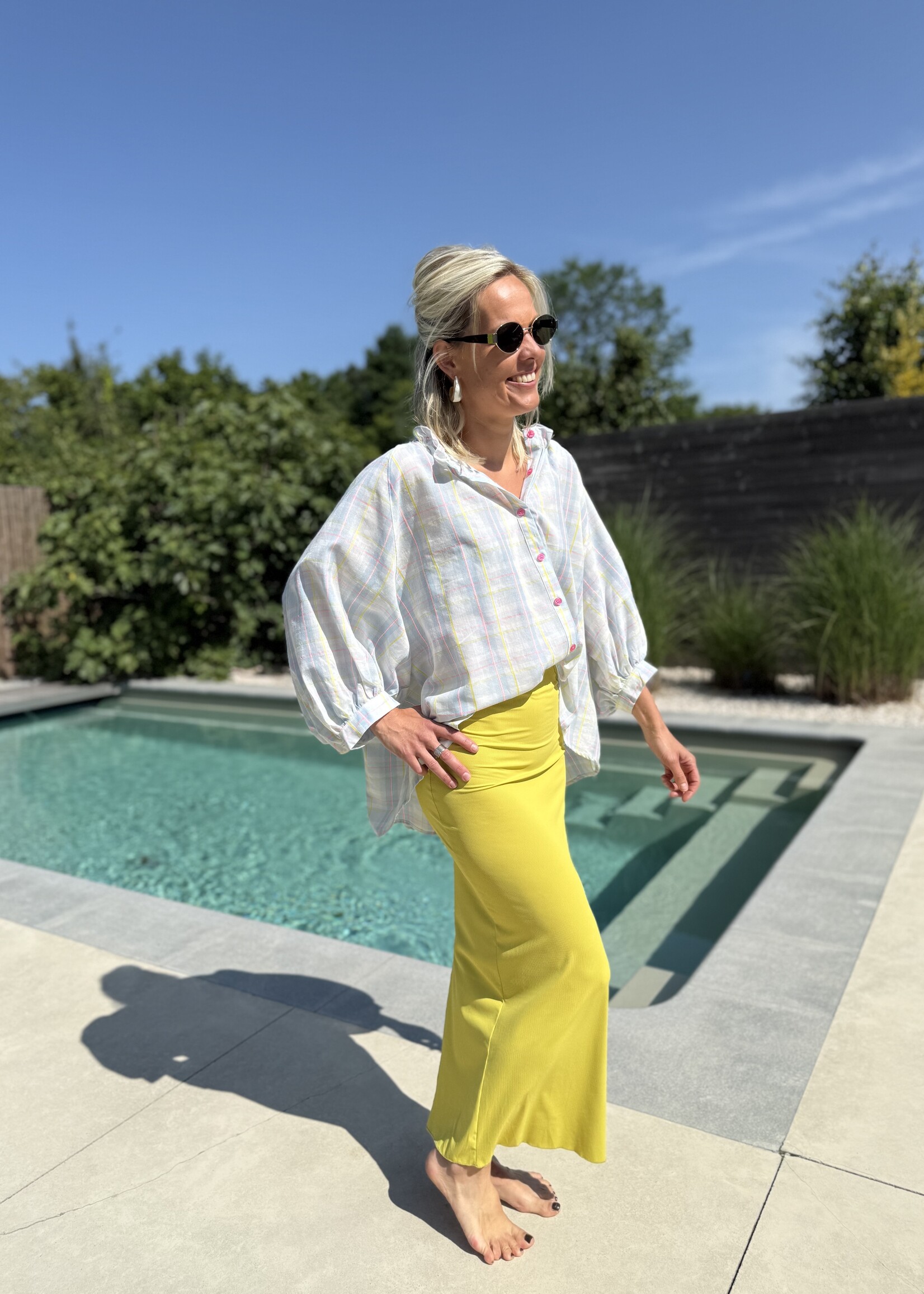 Tube Yellow Skirt