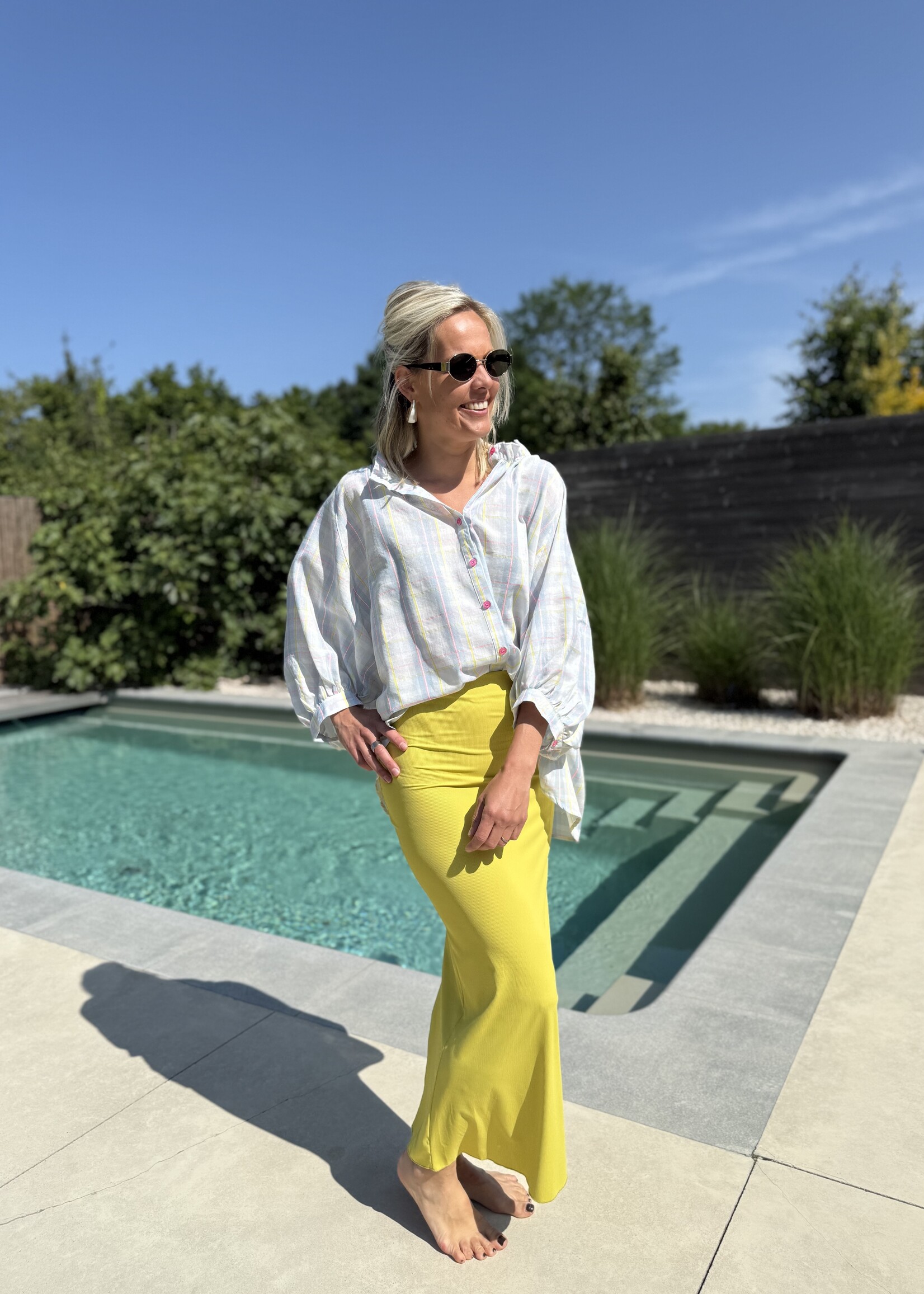 Tube Yellow Skirt