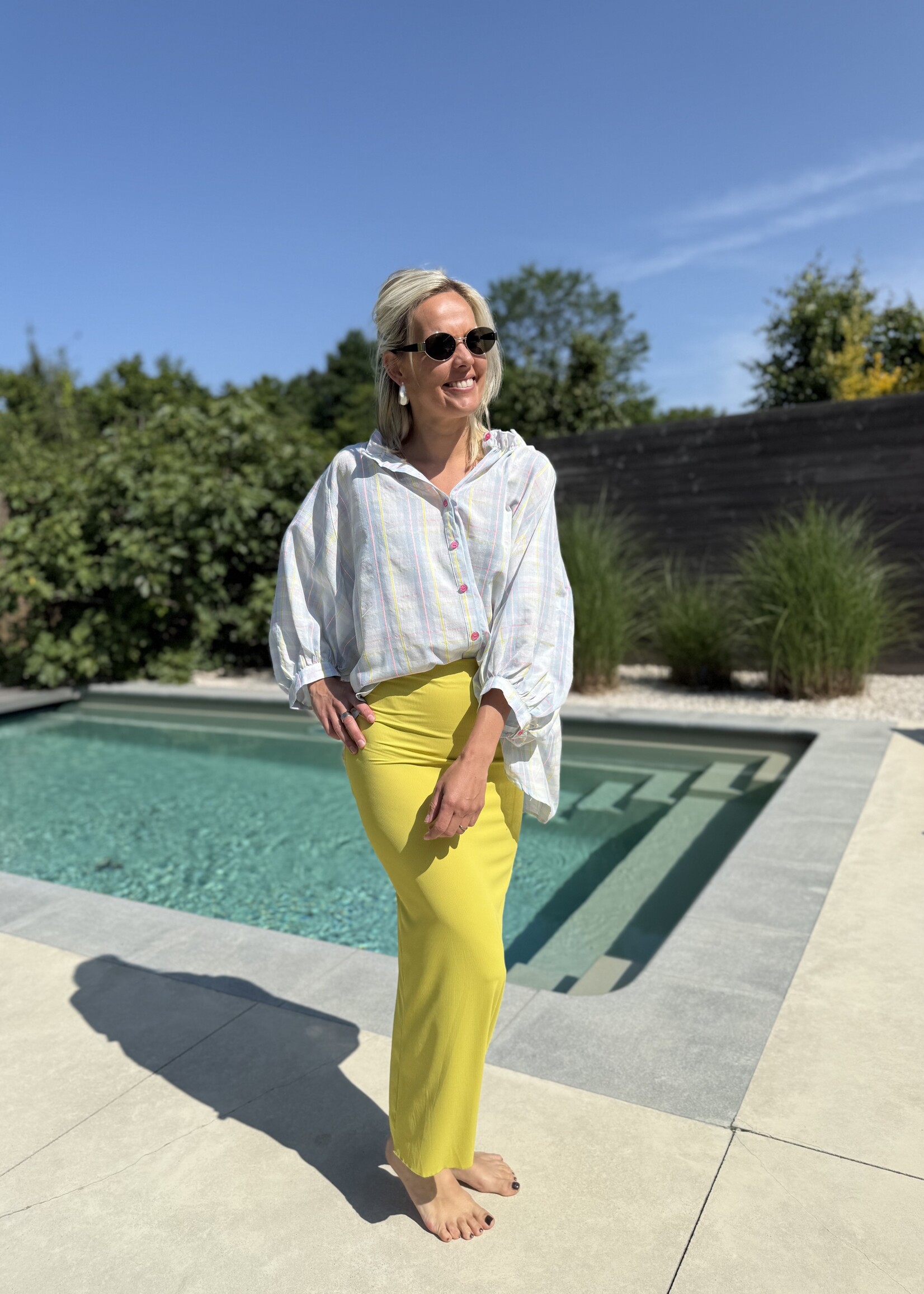 Tube Yellow Skirt