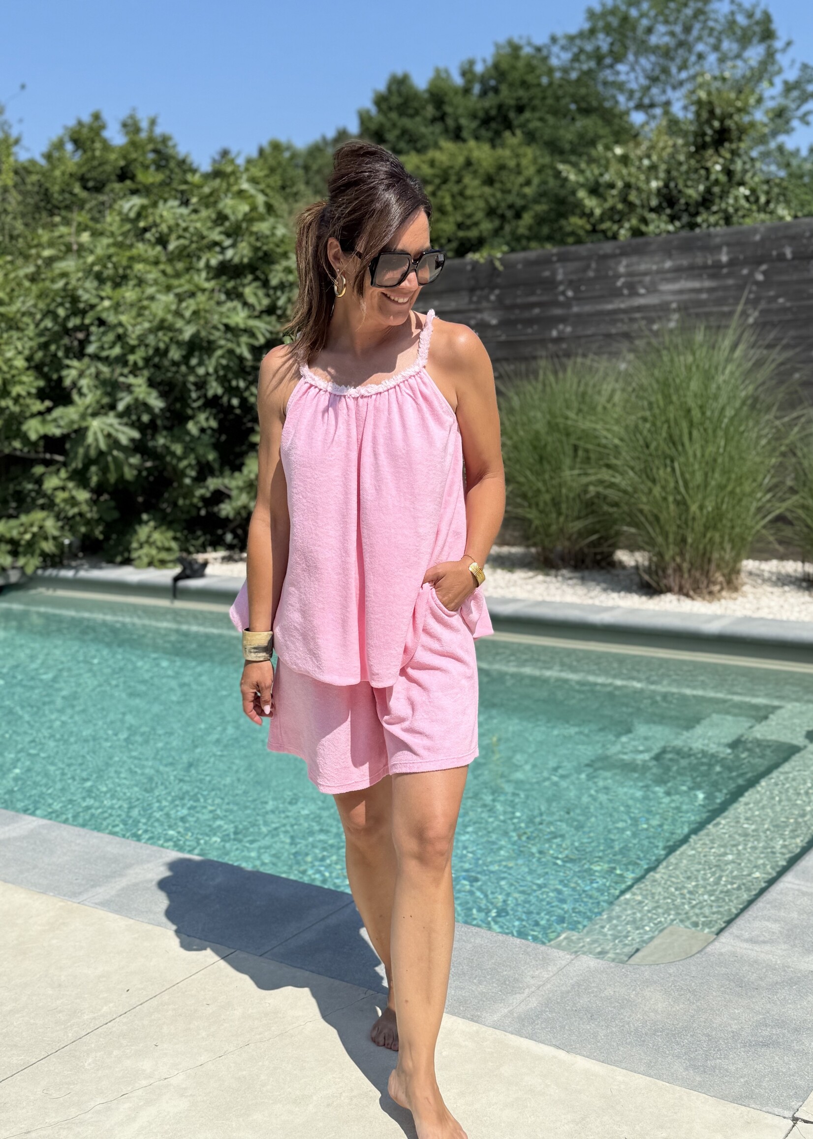 Guts & Goats Aimé Pink Shorts