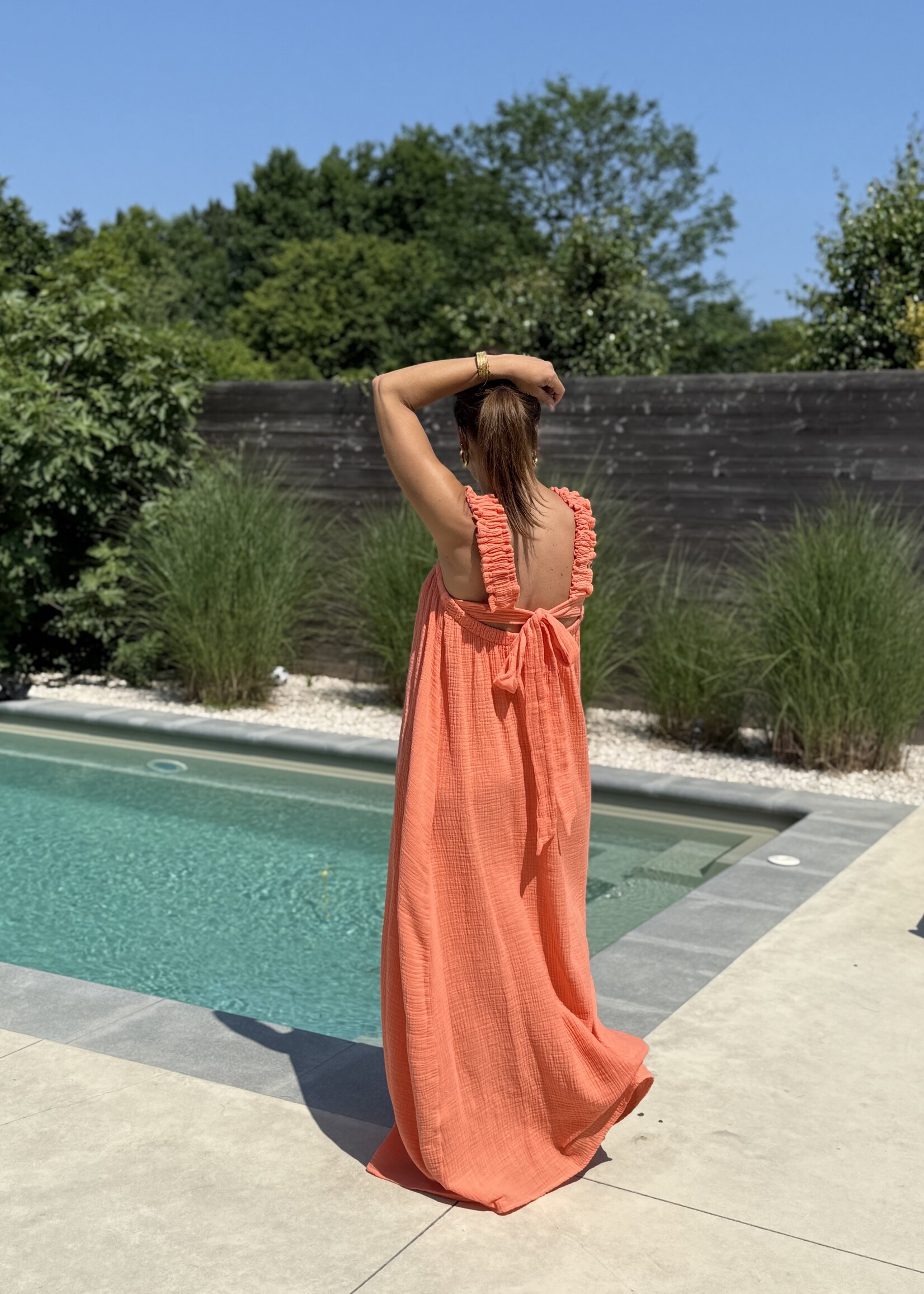 Guts & Goats Antoinette Salmon Dress