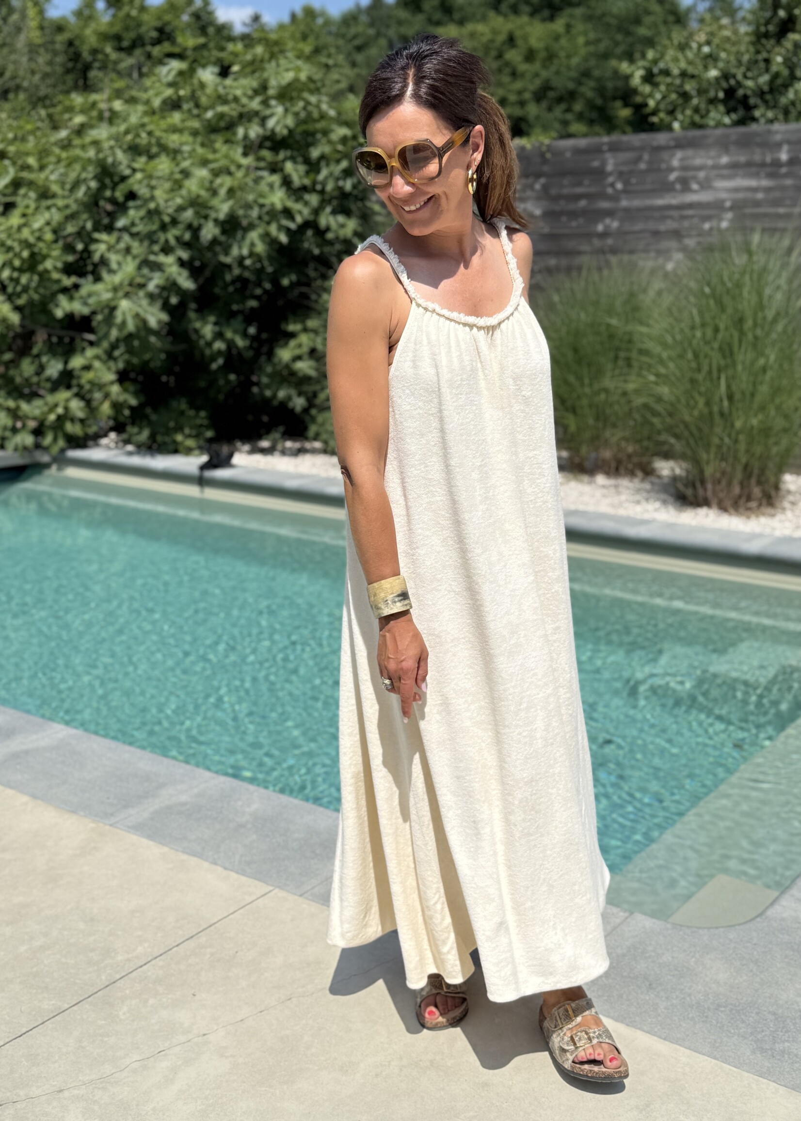 Guts & Goats Carol Creme Dress