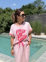 Guts & Goats Ciao Pink Top
