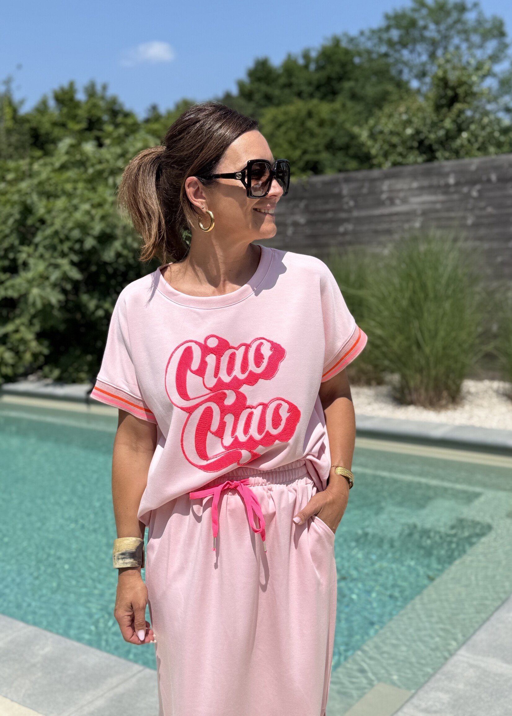 Guts & Goats Ciao Pink Top