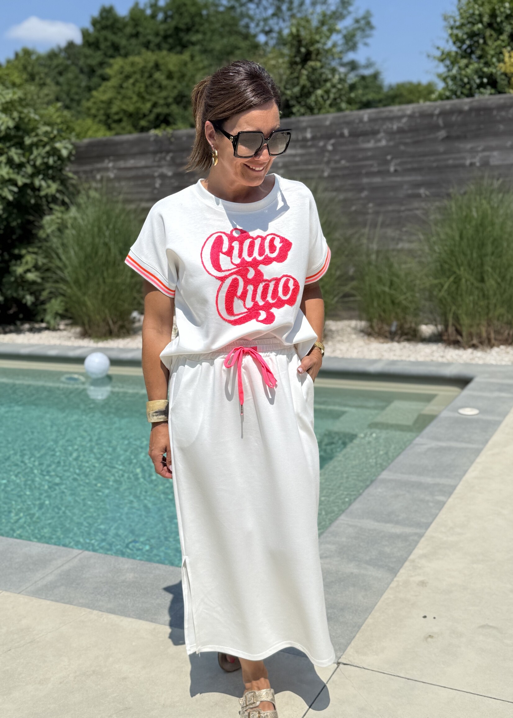 Guts & Goats Camille White Skirt