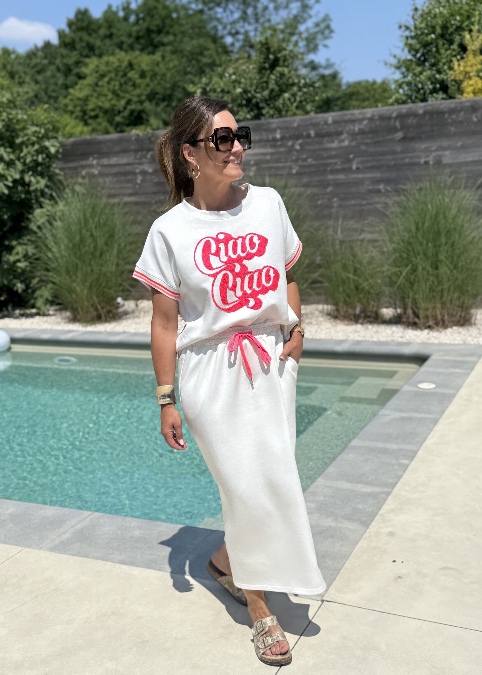 Guts & Goats Camille White Skirt