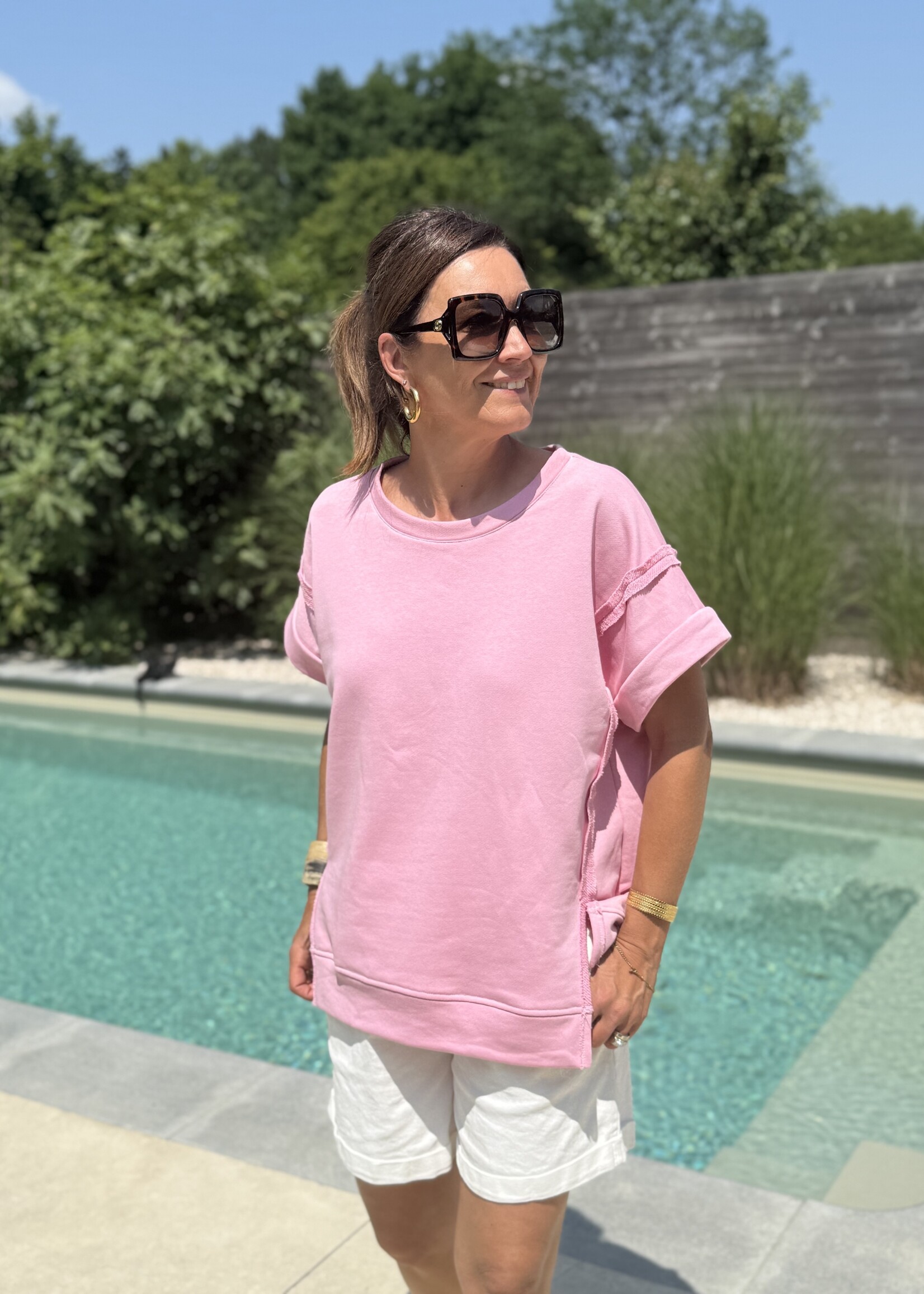 Guts & Goats Julia Pink Top