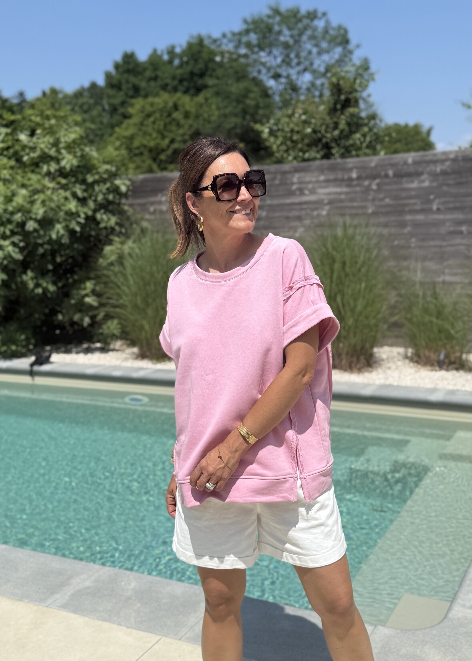 Guts & Goats Julia Pink Top