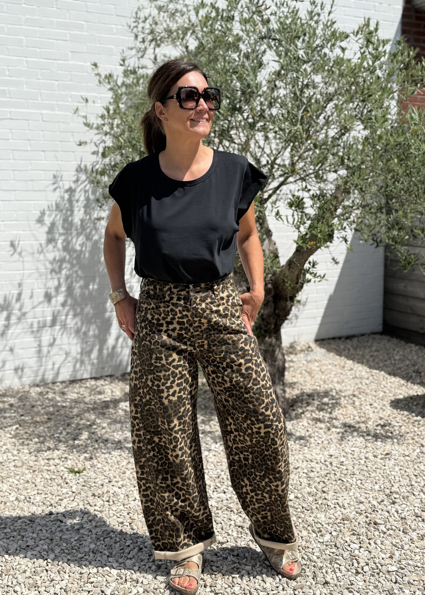 Guts & Goats Cimi Leopard Jeans