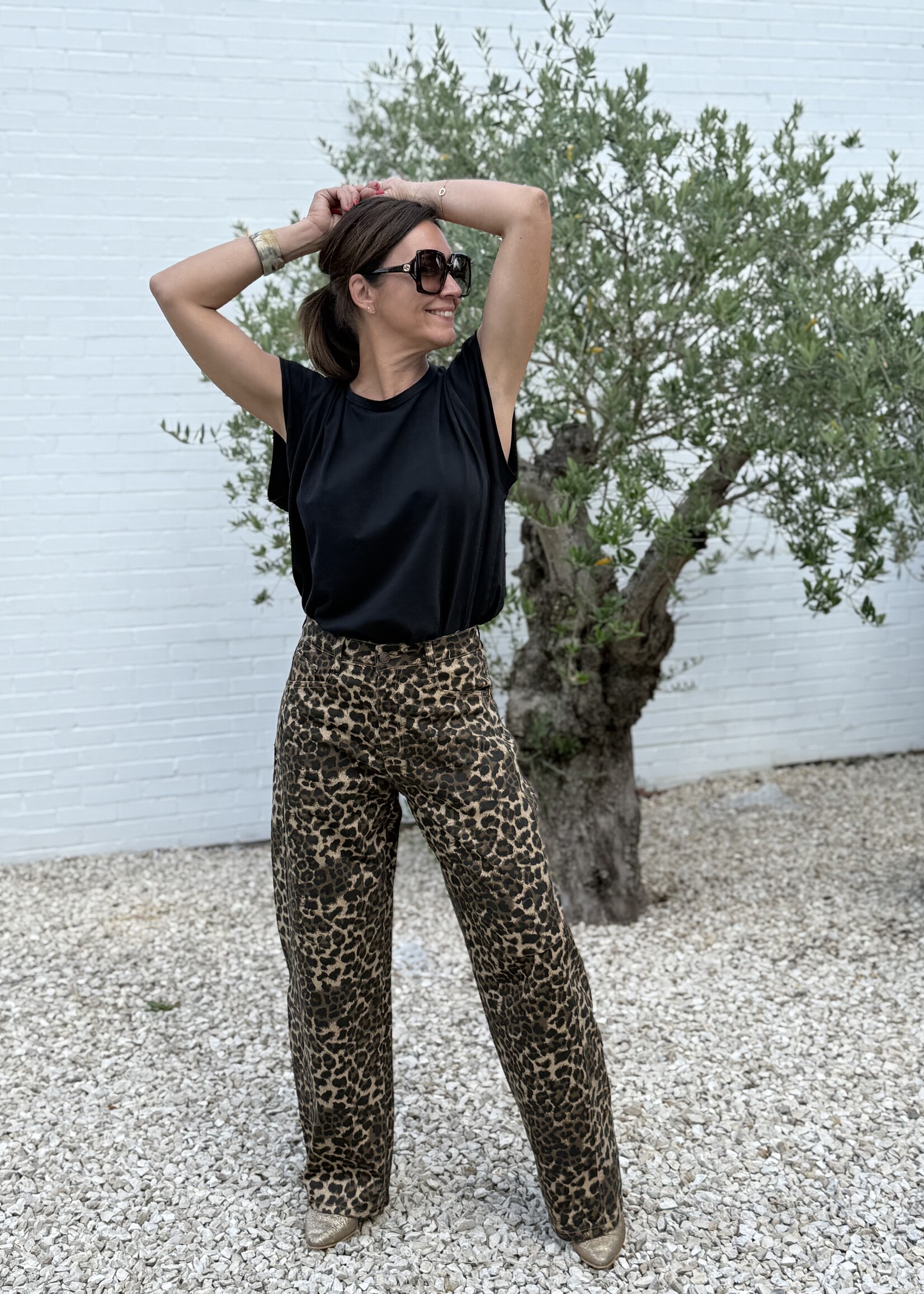 Guts & Goats Cimi Leopard Jeans