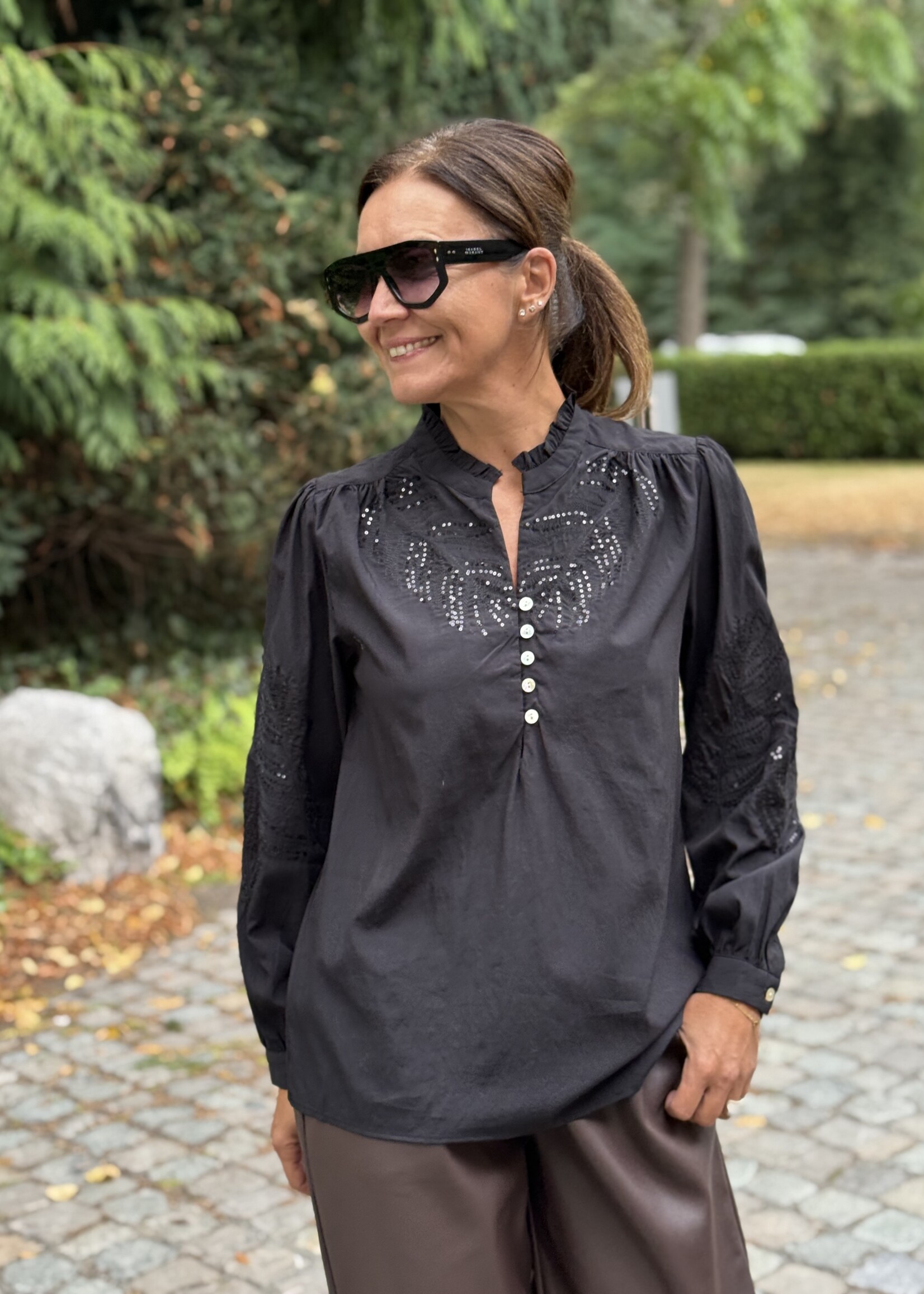 Guts & Goats Pearl Blouse