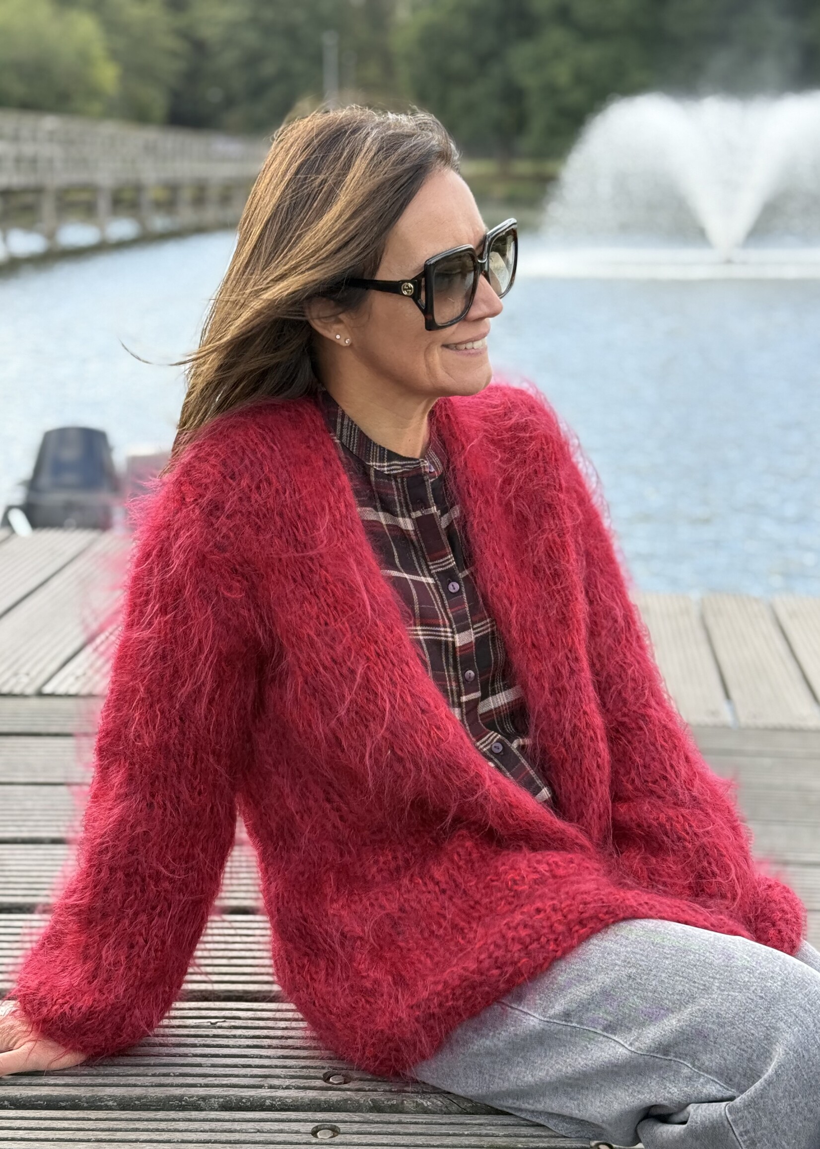 Guts & Goats Bordeaux Handmade Gilet