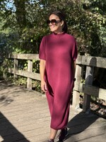 Guts & Goats Lauretta Bordeaux Dress