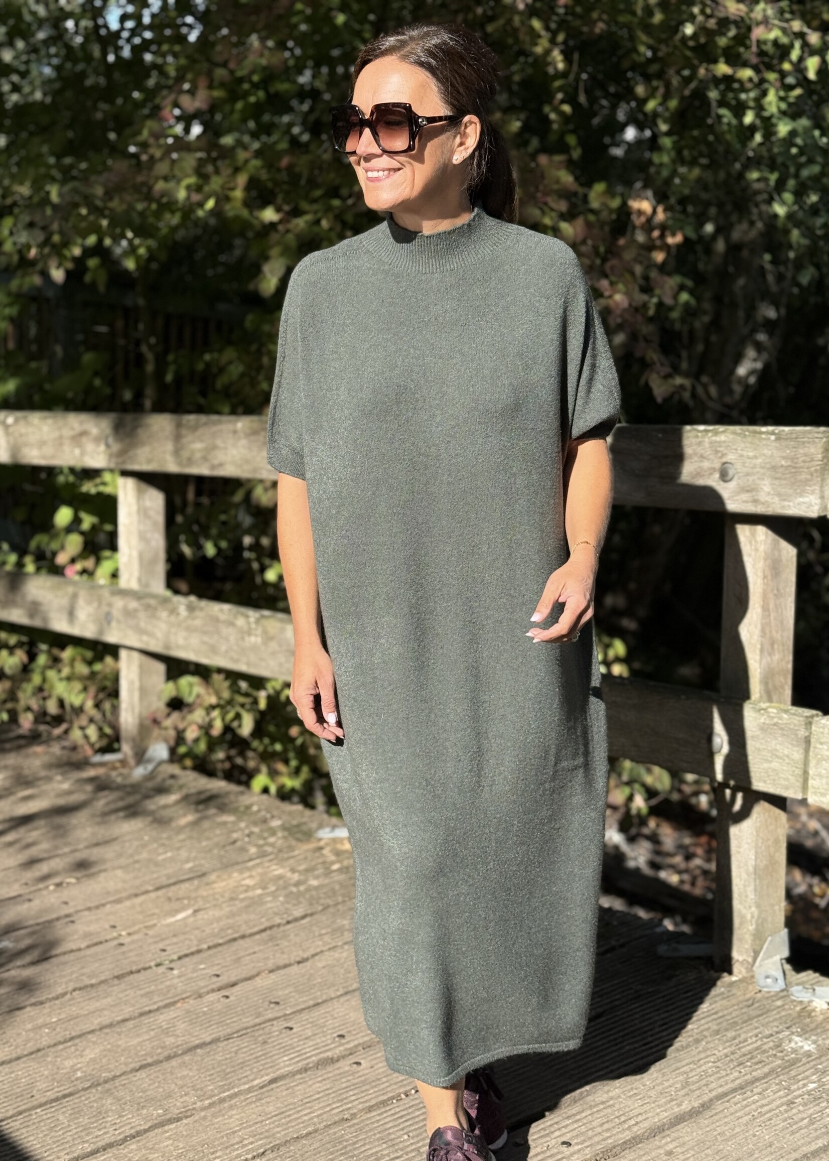 Guts & Goats Lauretta Kaki Dress