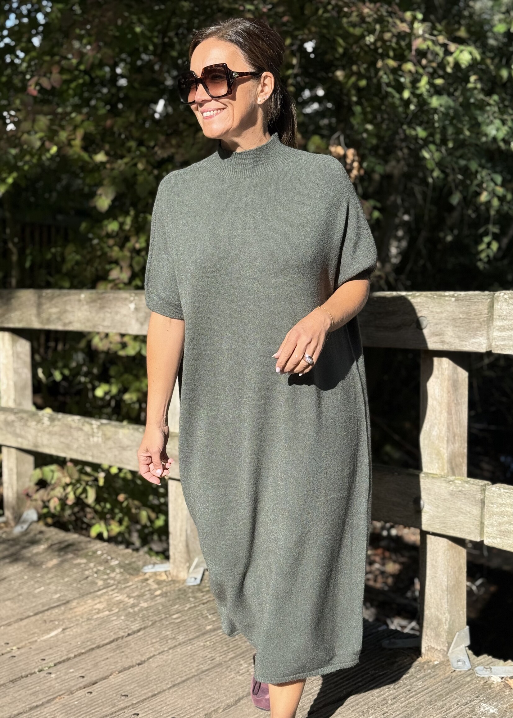 Guts & Goats Lauretta Kaki Dress