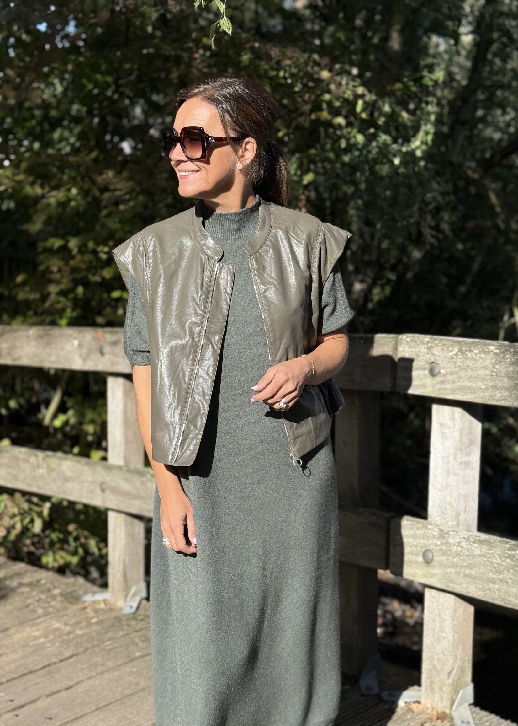 Guts & Goats Lauretta Kaki Dress