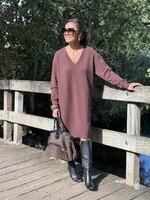 Guts & Goats Luna Brown Dress