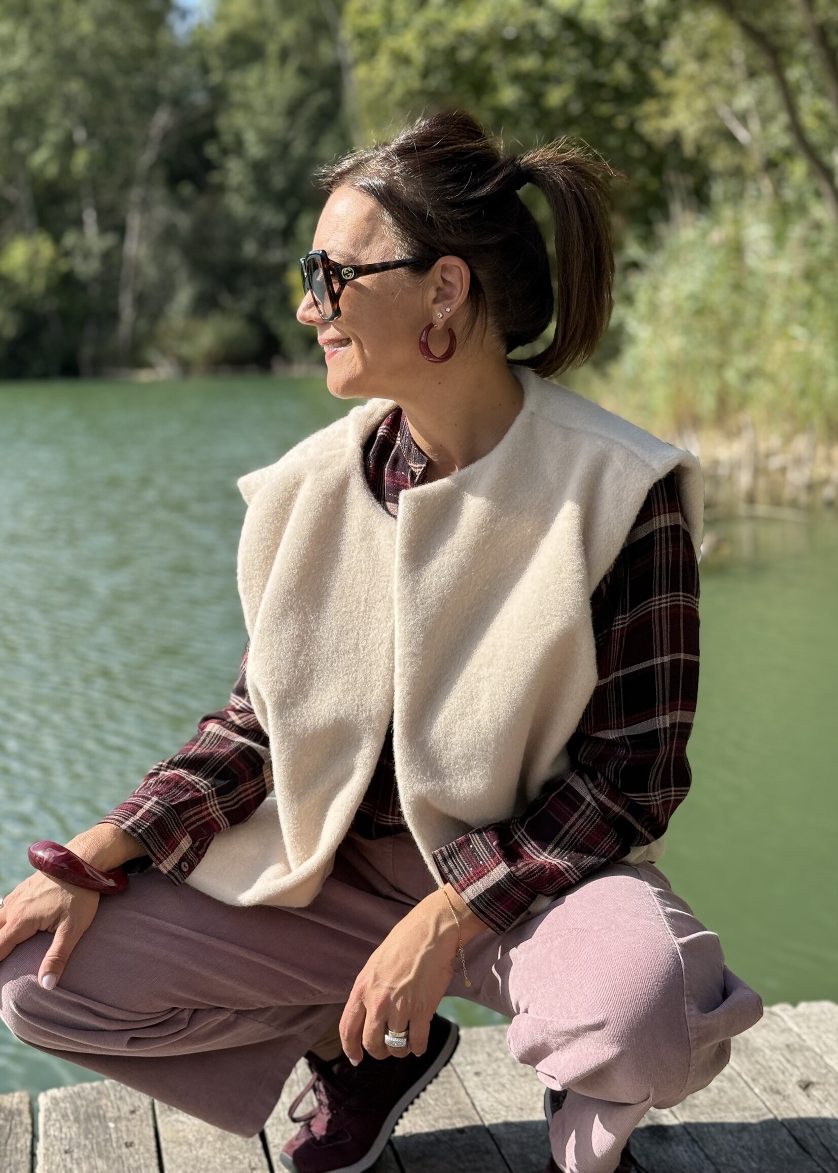 Guts & Goats Aleandra Creme Veste