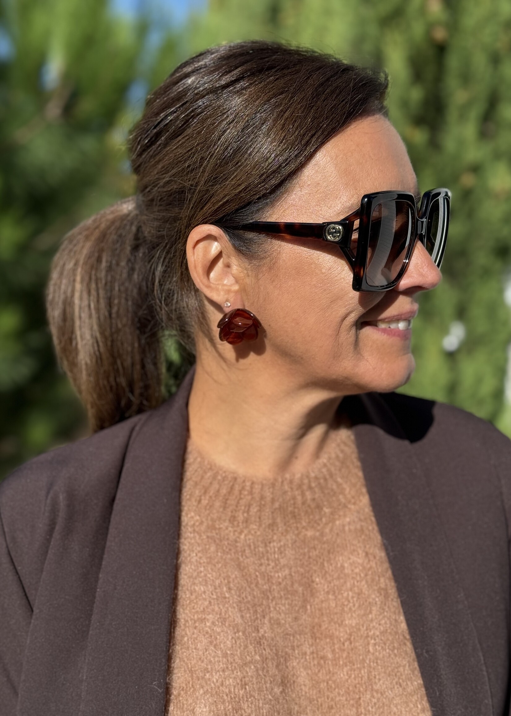 Guts & Goats Rose Earrings